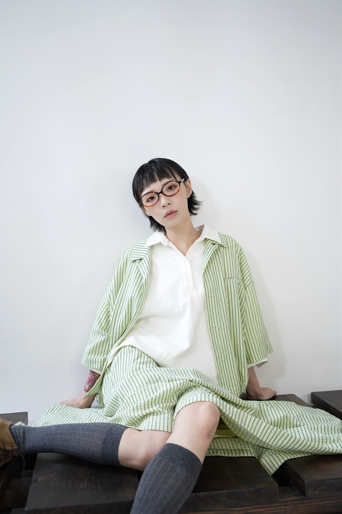 No.202424 White polo shirt - 2024 August collection