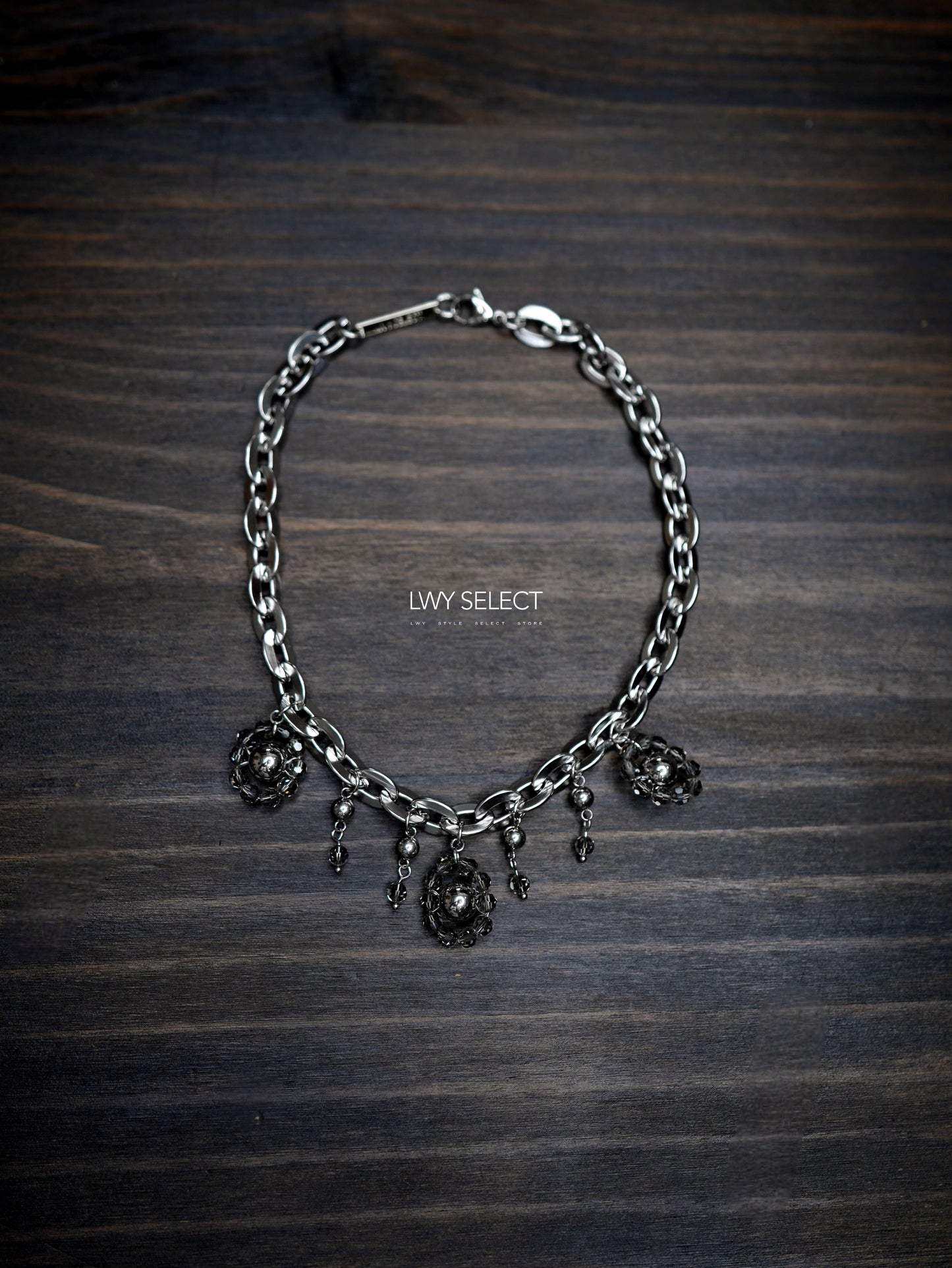 No.202466 Swarovski x steel necklace