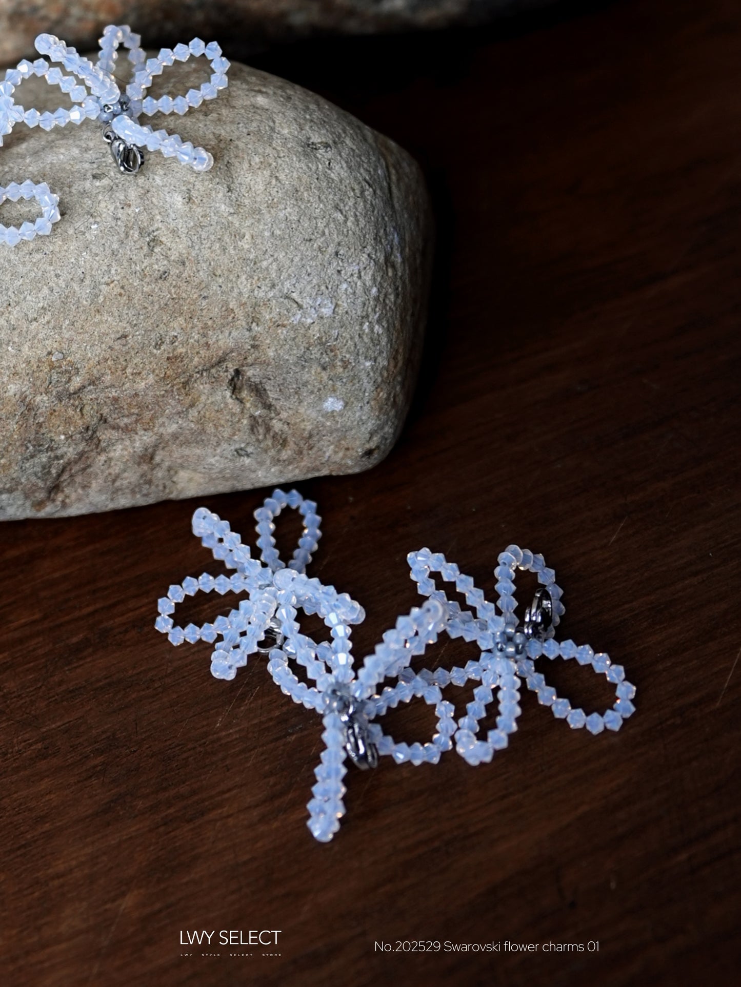 No.202529 Swarovski flower charms 01
