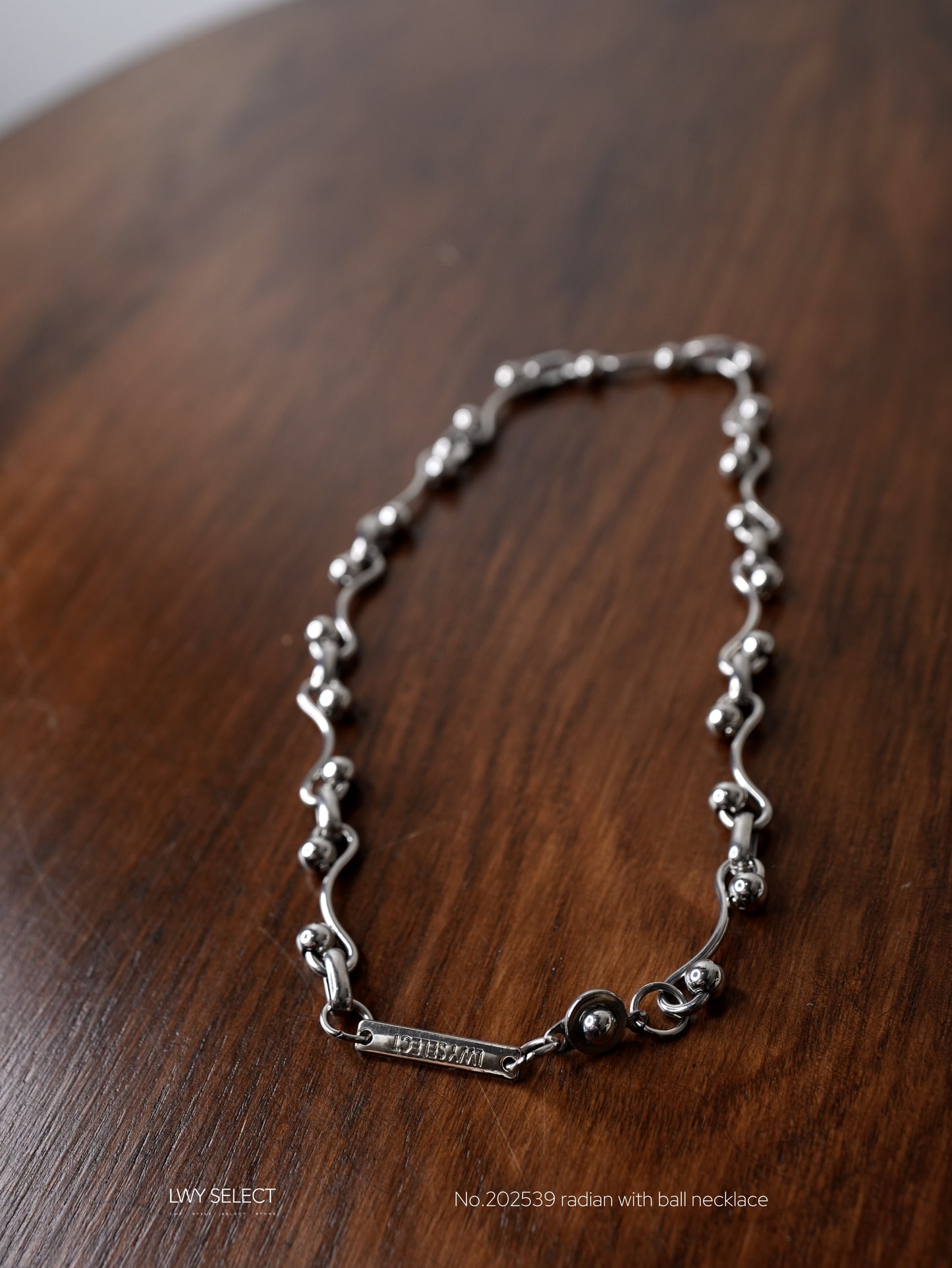 No.202539 radian with ball necklace