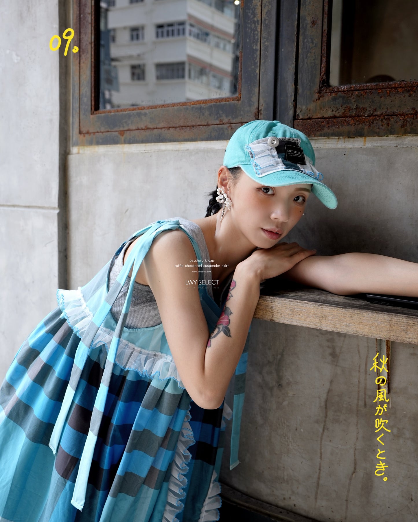 No.202537 patchwork cap - 2025 September Collection