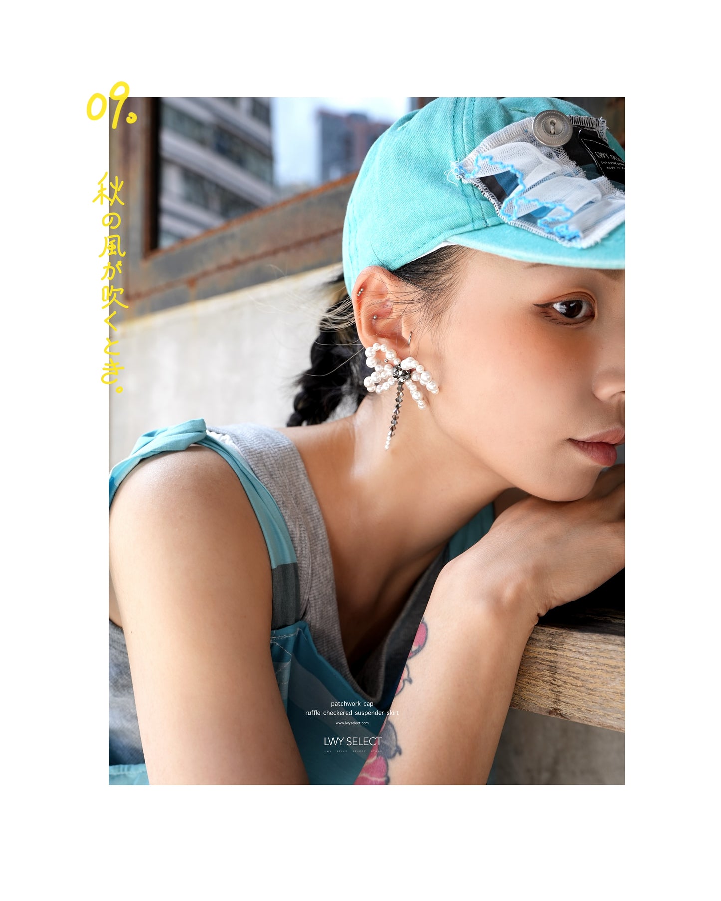 No.202537 patchwork cap - 2025 September Collection