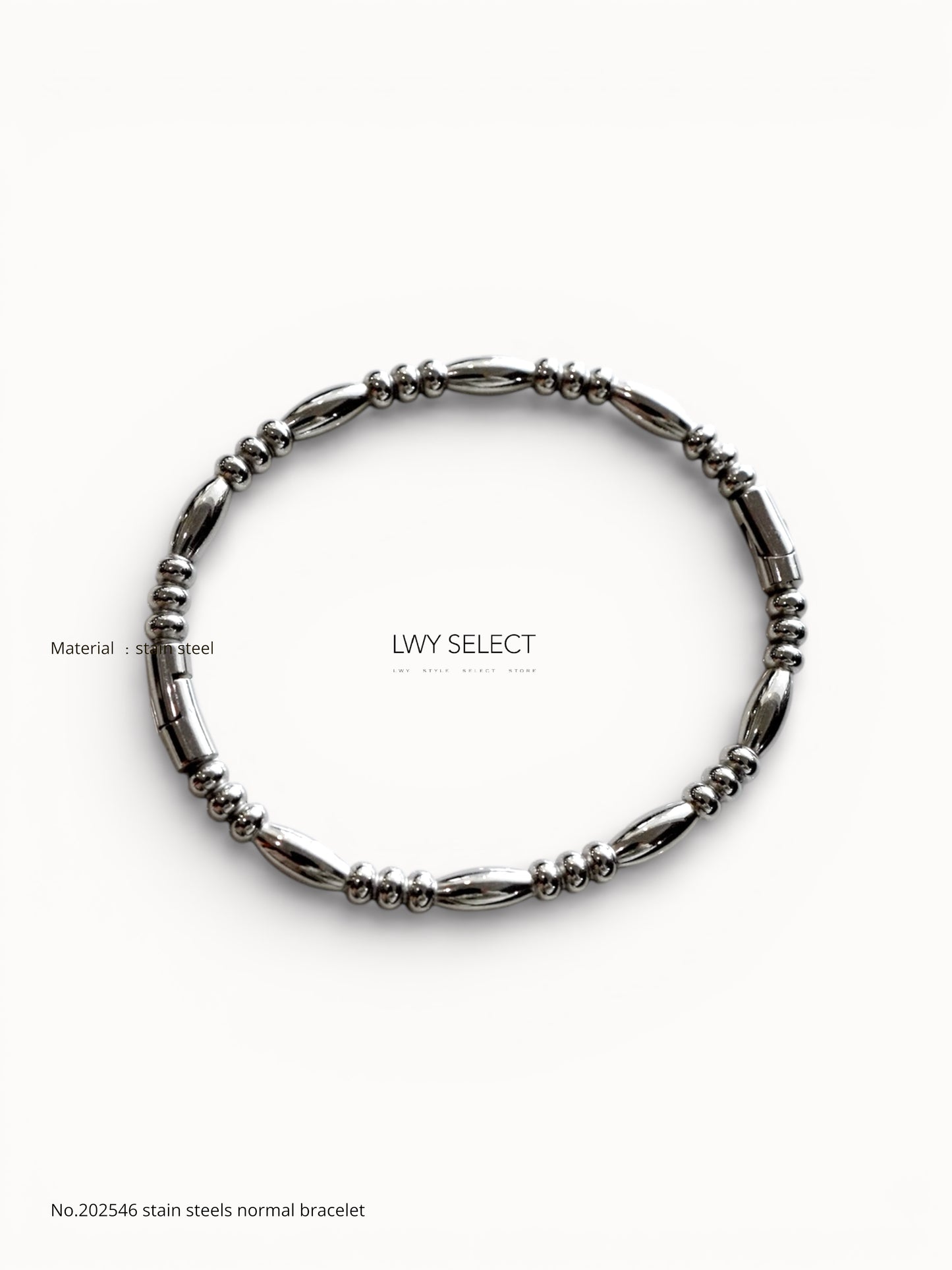 No.202546 stain steels normal bracelet