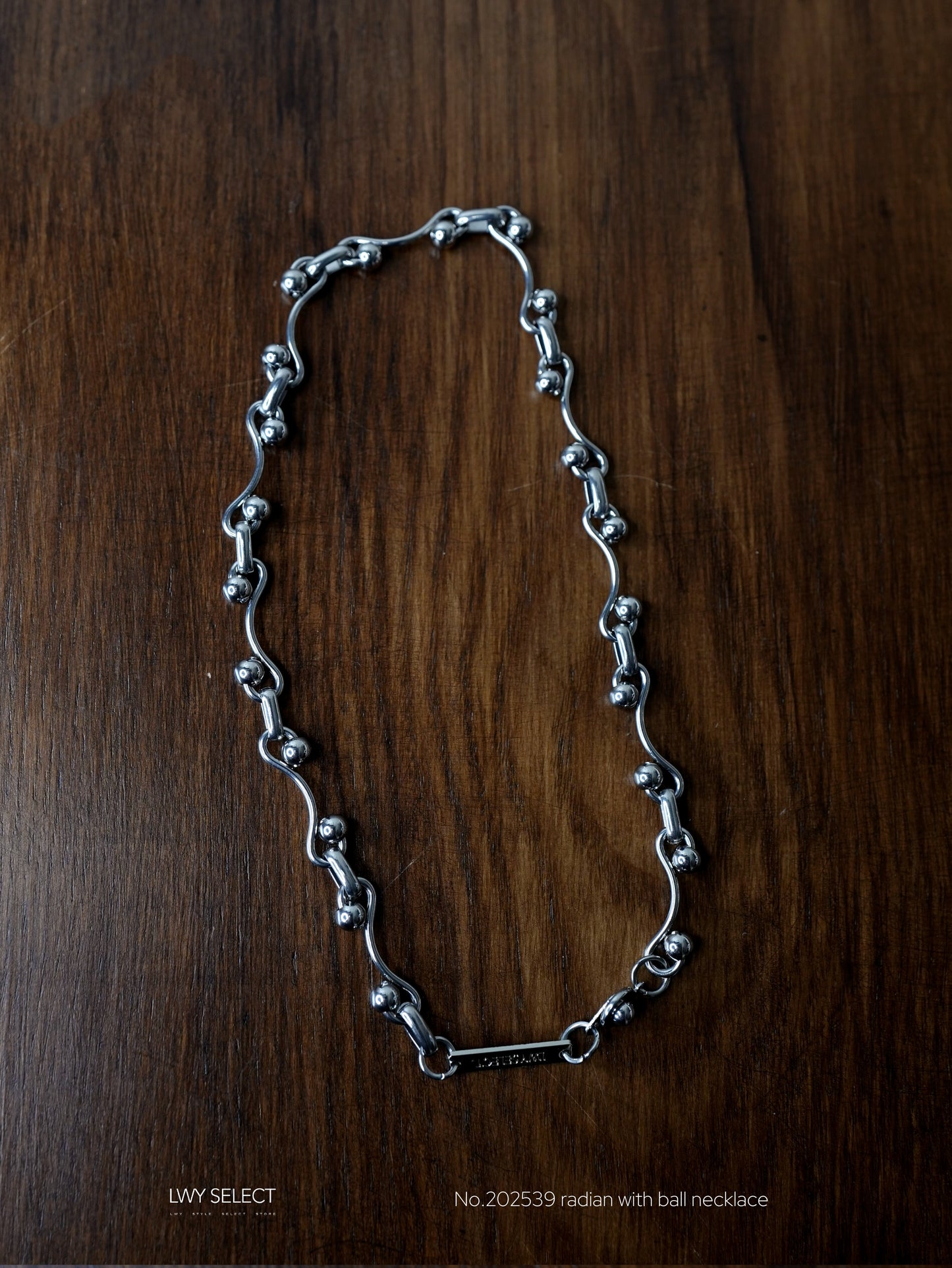 No.202539 radian with ball necklace