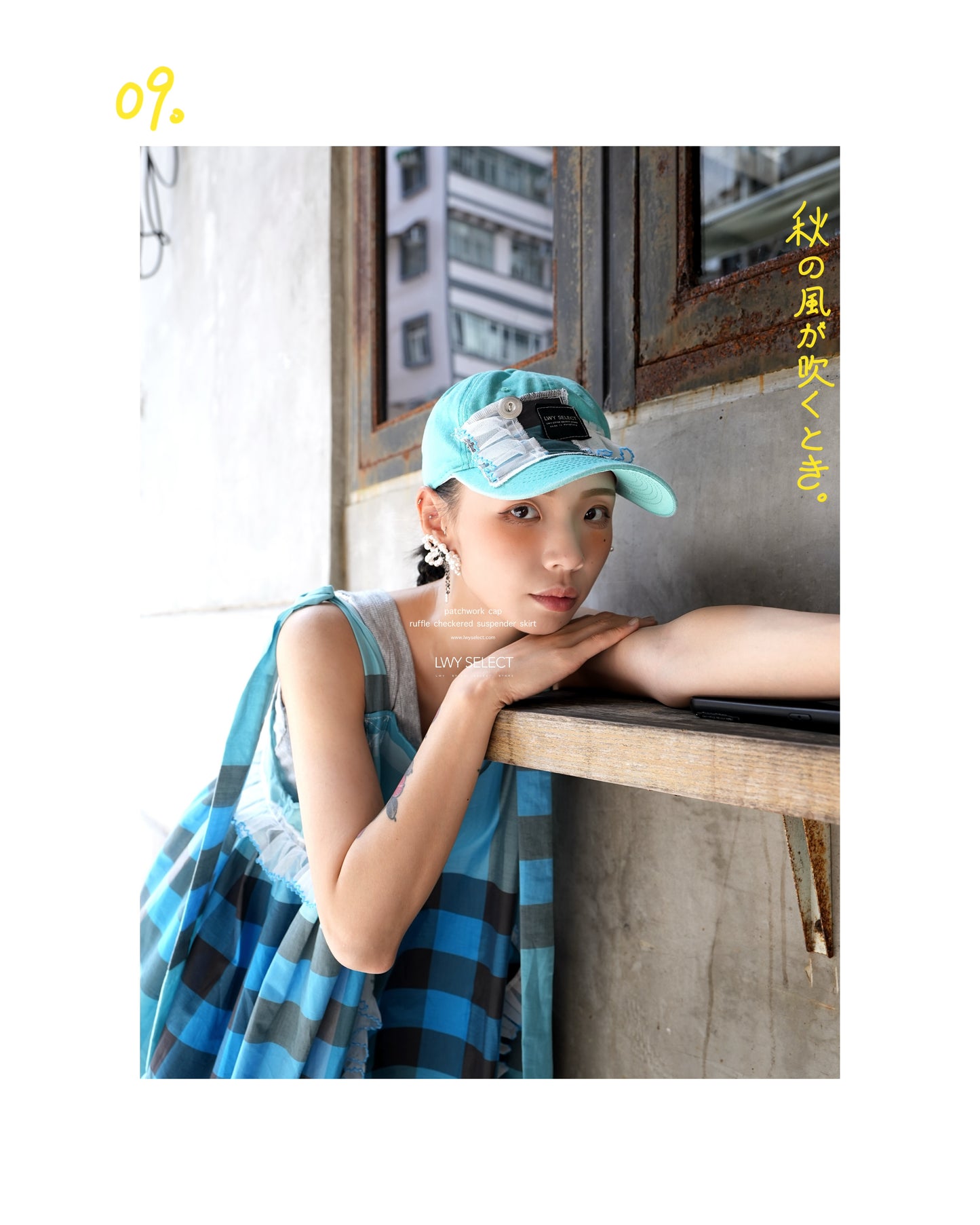 No.202537 patchwork cap - 2025 September Collection