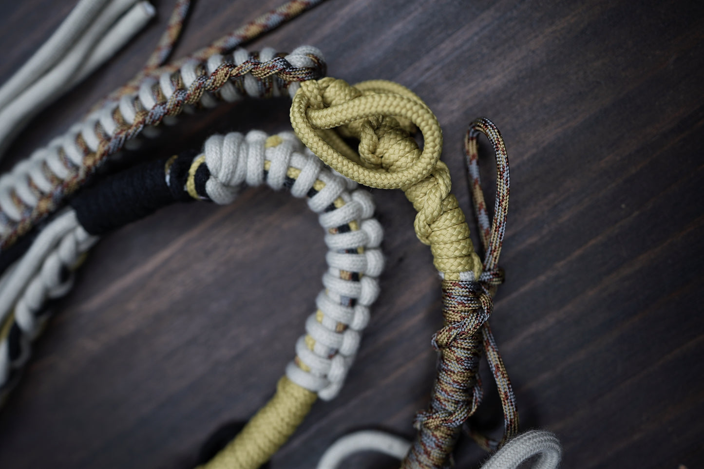 No.BS44 Type 03 - 2 Part Detachable ribbons Braided mobile phone strap
