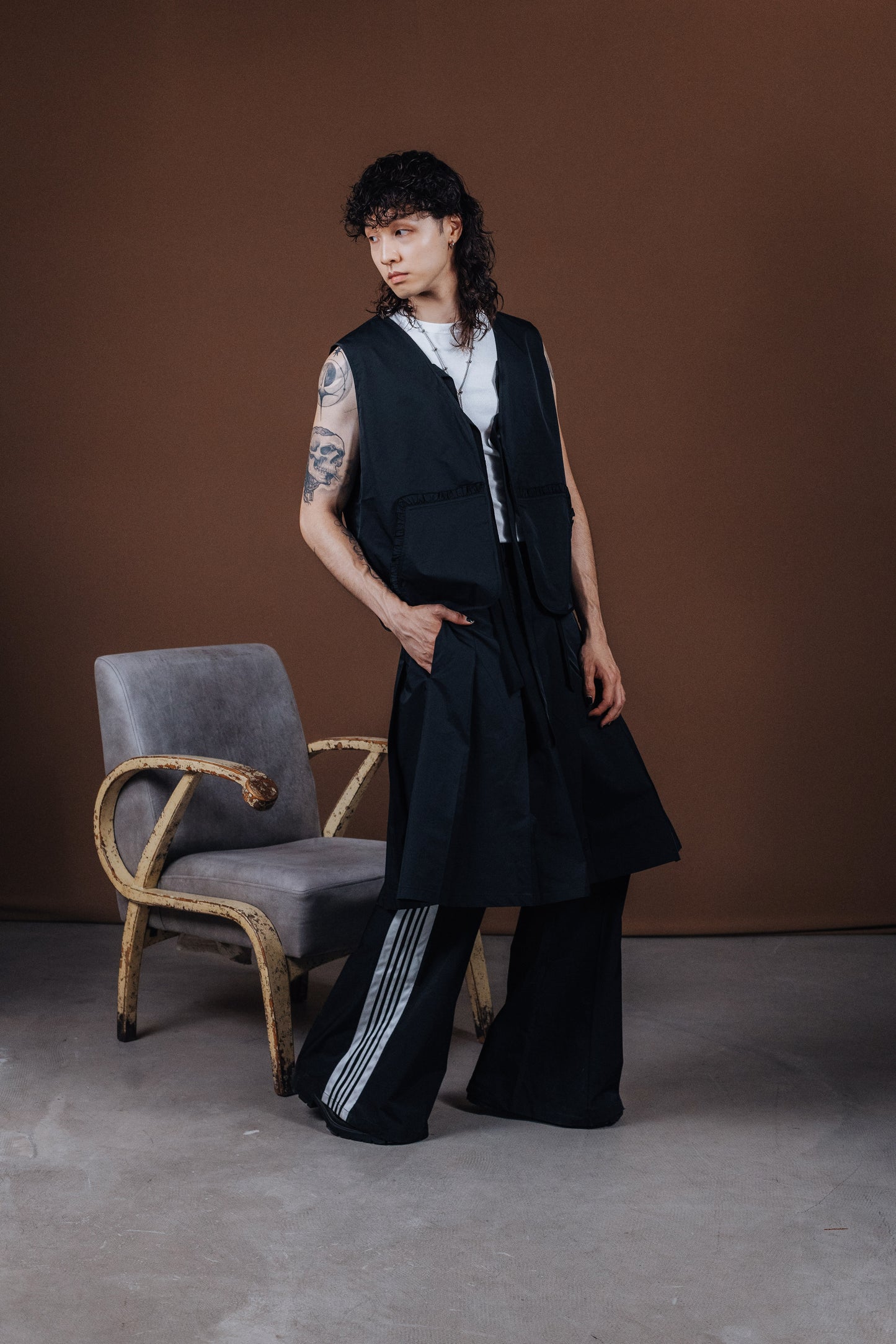 No.202513 Pleated skirt (black) - 2025 June Collection