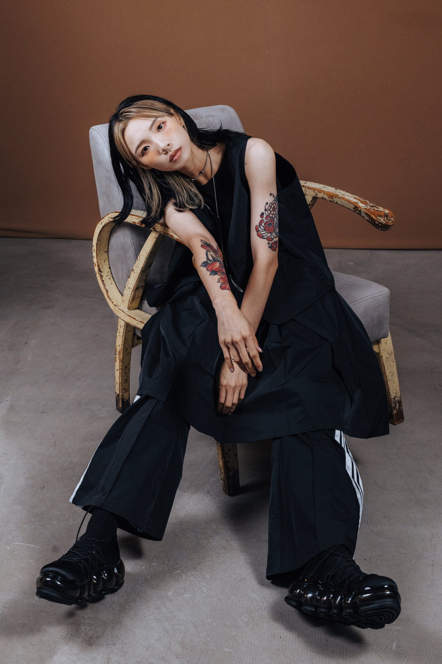 No.202513 Pleated skirt (black) - 2025 June Collection