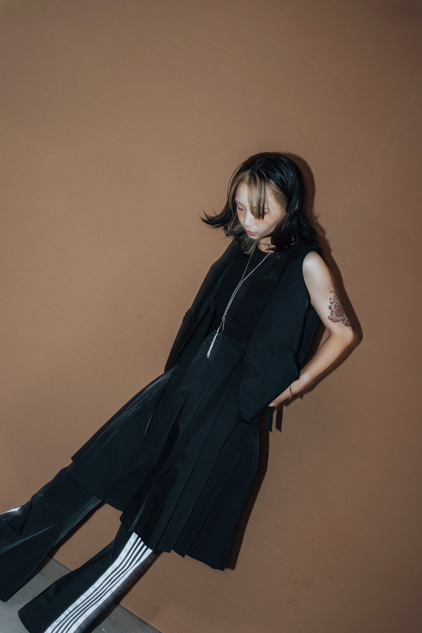 No.202513 Pleated skirt (black) - 2025 June Collection