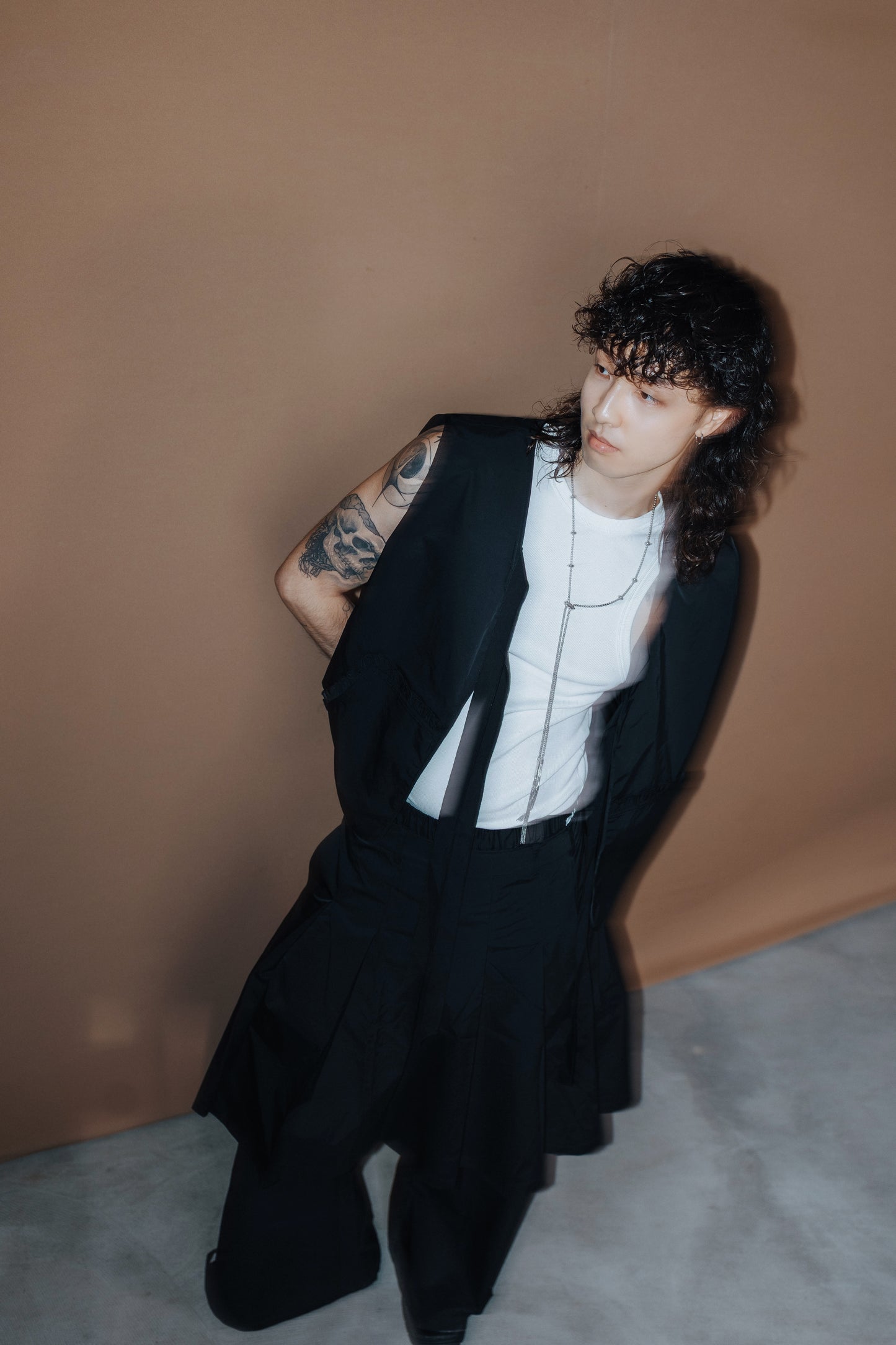 No.202514 Still vest jackrt (black) - 2025 June Collection