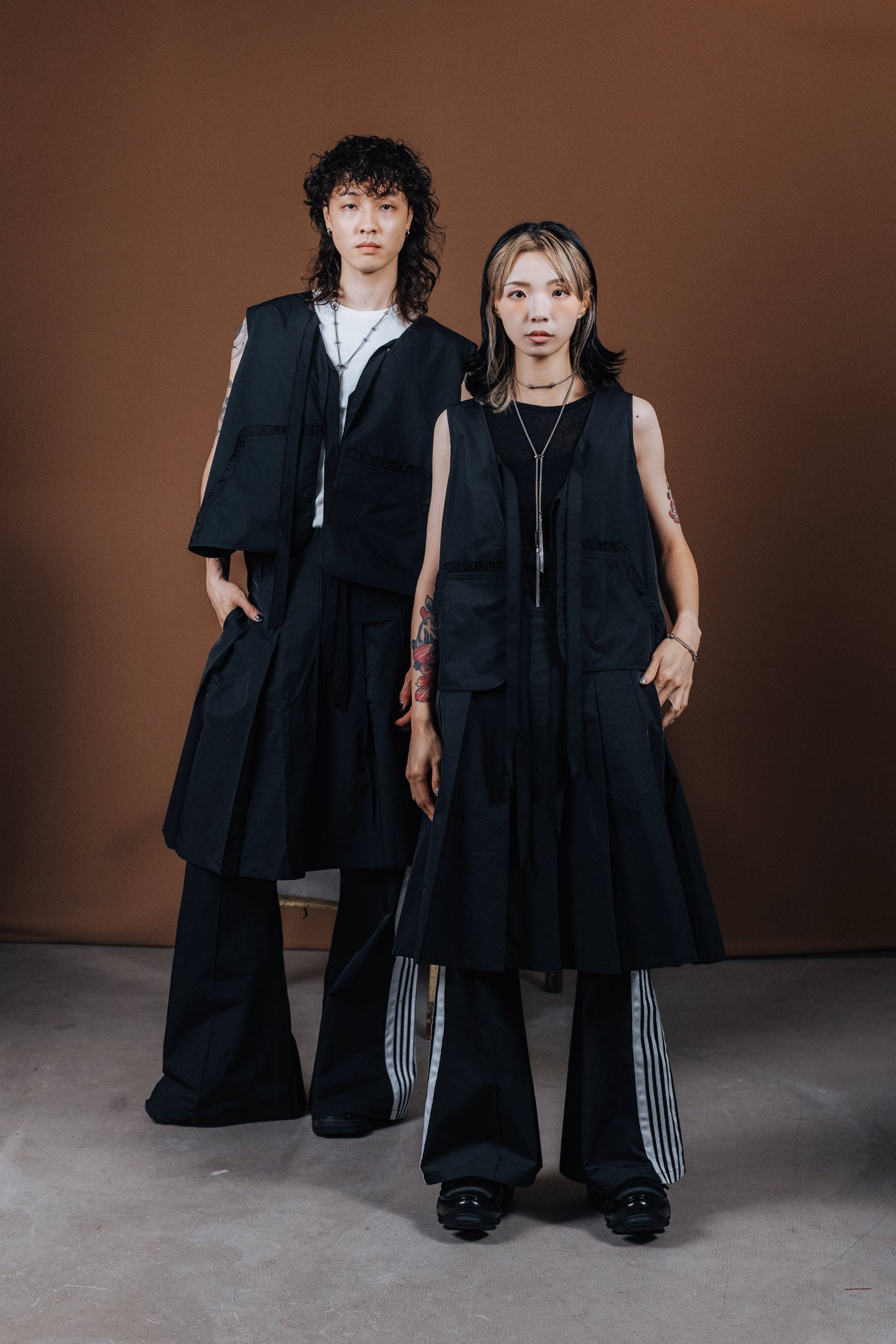 No.202513 Pleated skirt (black) - 2025 June Collection