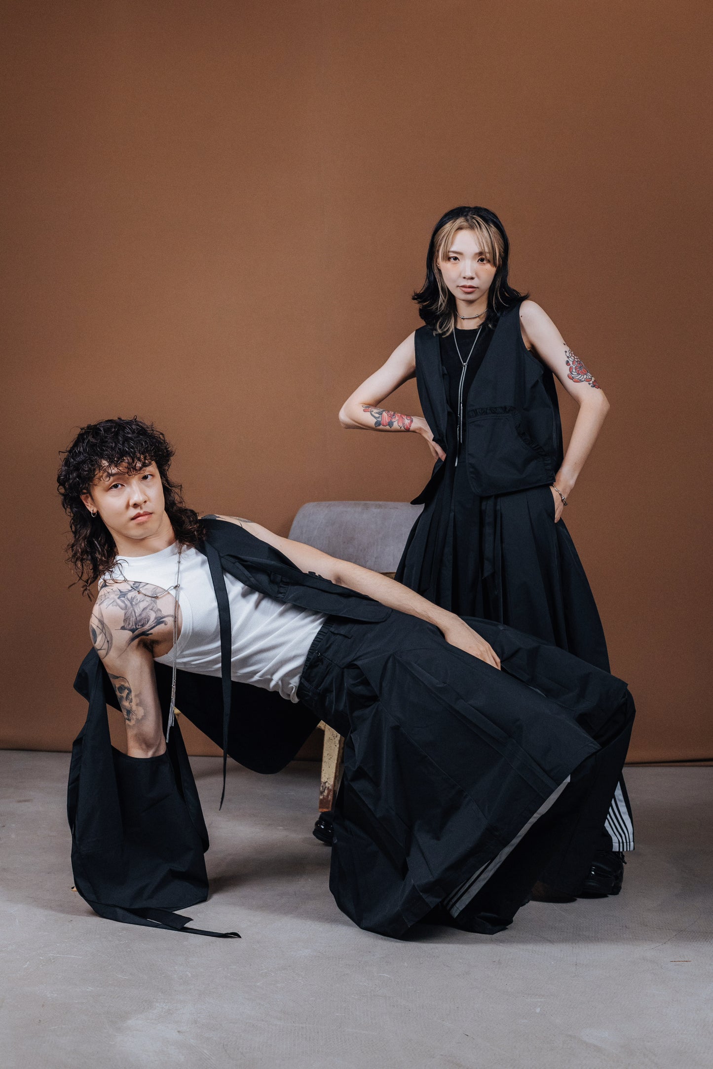 No.202513 Pleated skirt (black) - 2025 June Collection