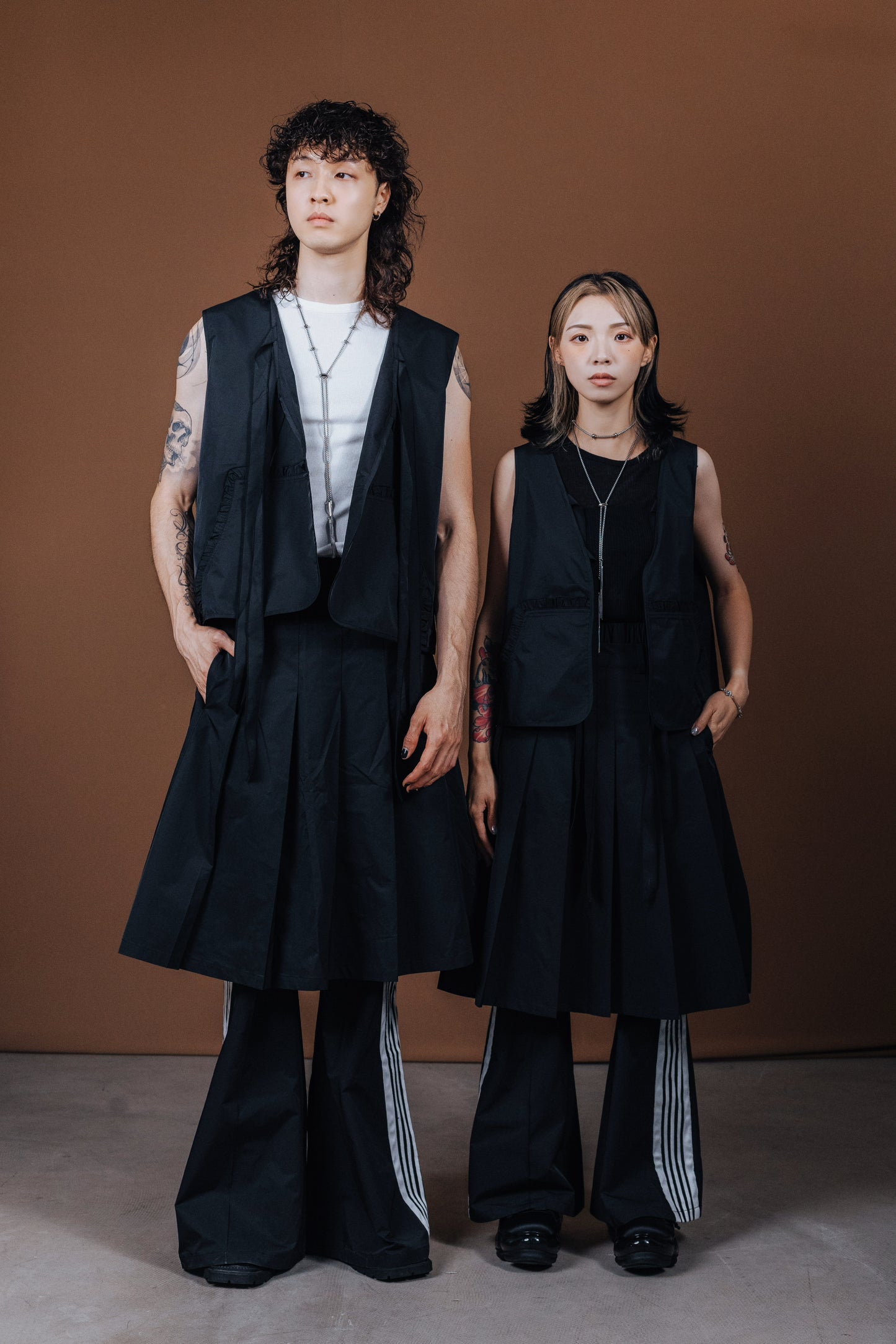 No.202513 Pleated skirt (black) - 2025 June Collection