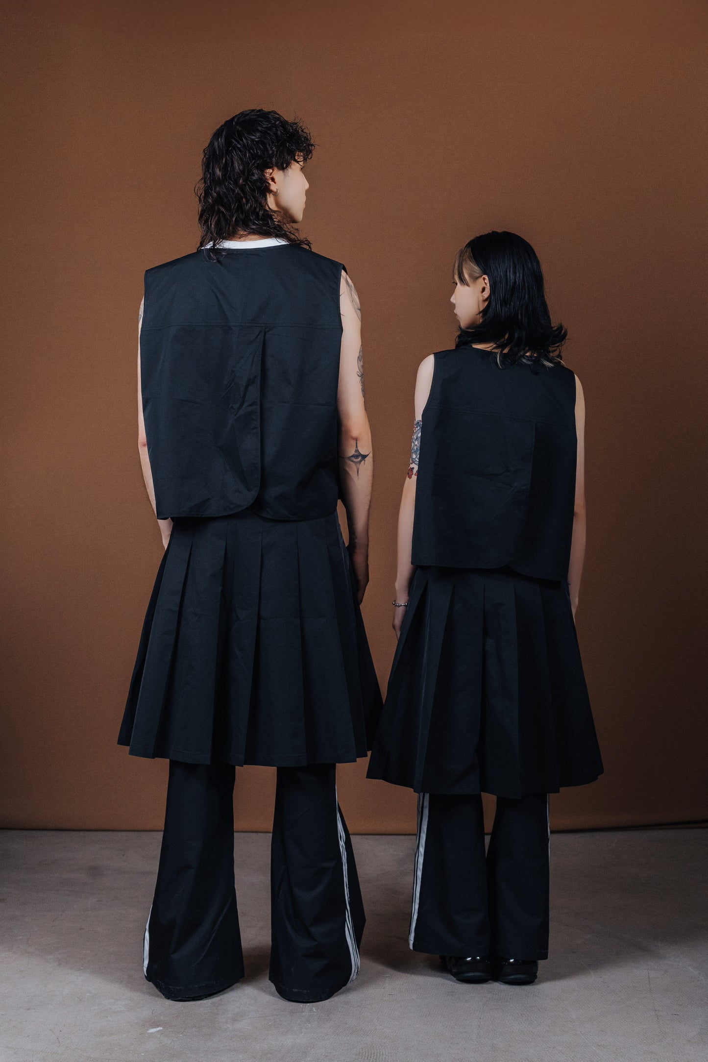 No.202513 Pleated skirt (black) - 2025 June Collection