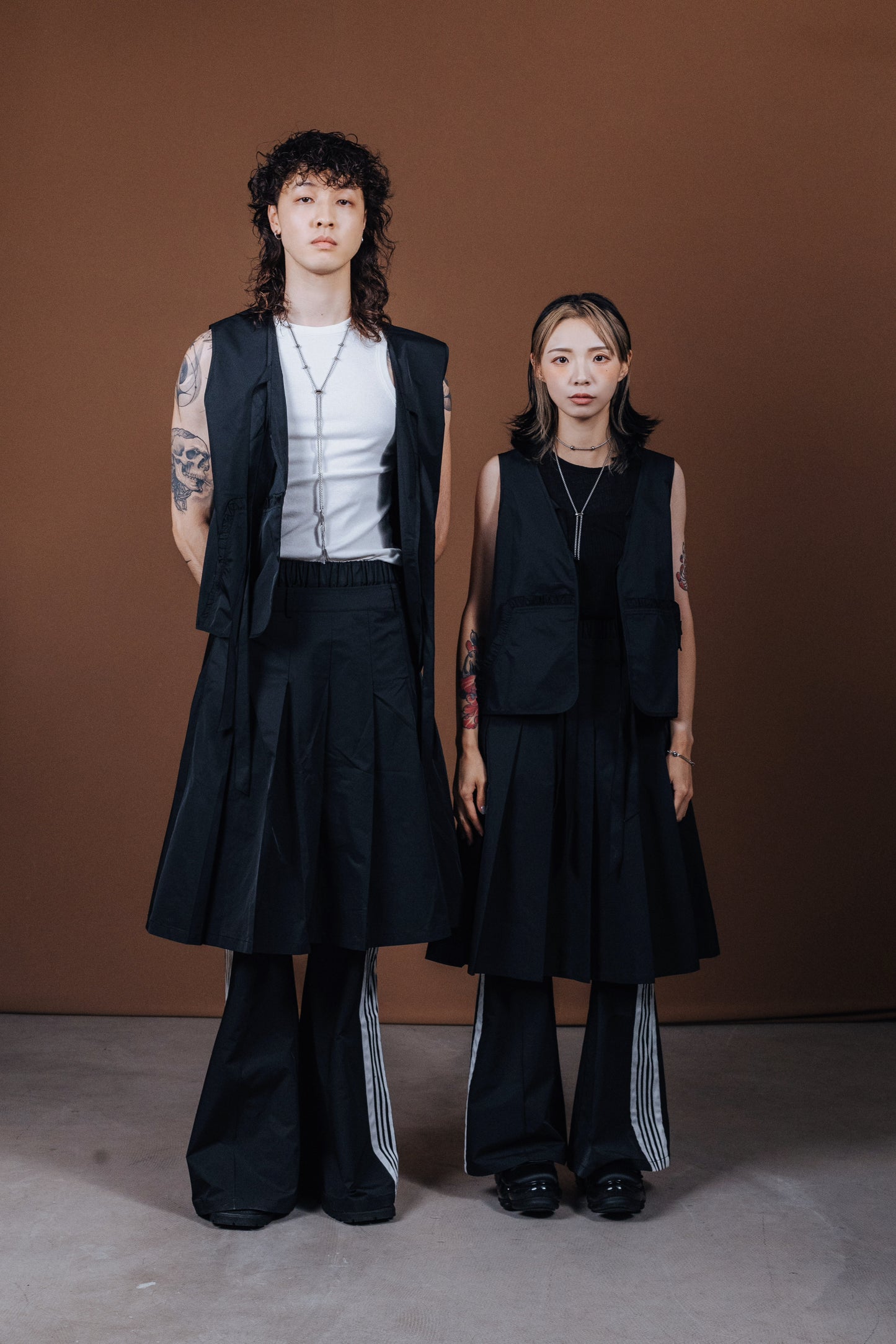 No.202513 Pleated skirt (black) - 2025 June Collection
