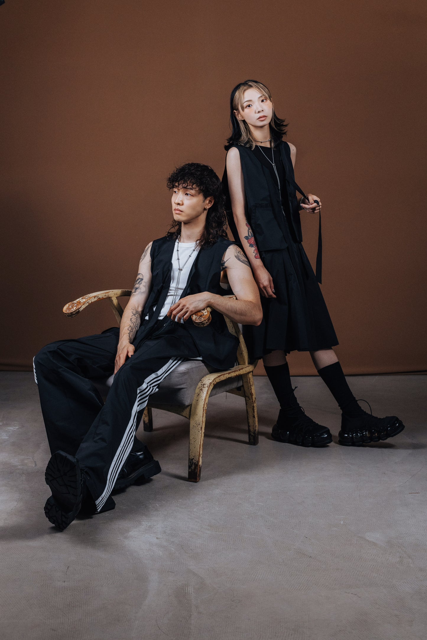 No.202513 Pleated skirt (black) - 2025 June Collection