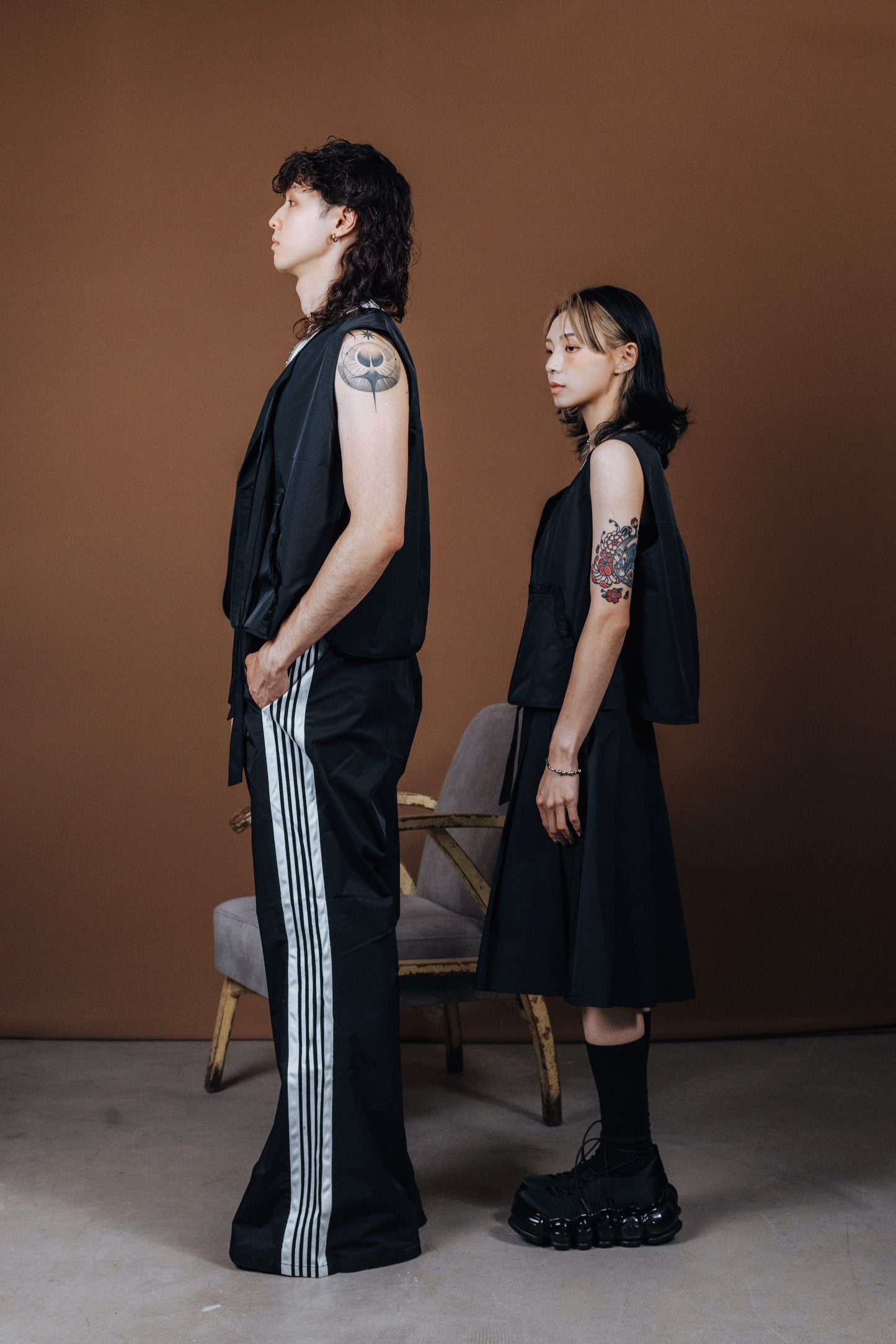 No.202513 Pleated skirt (black) - 2025 June Collection