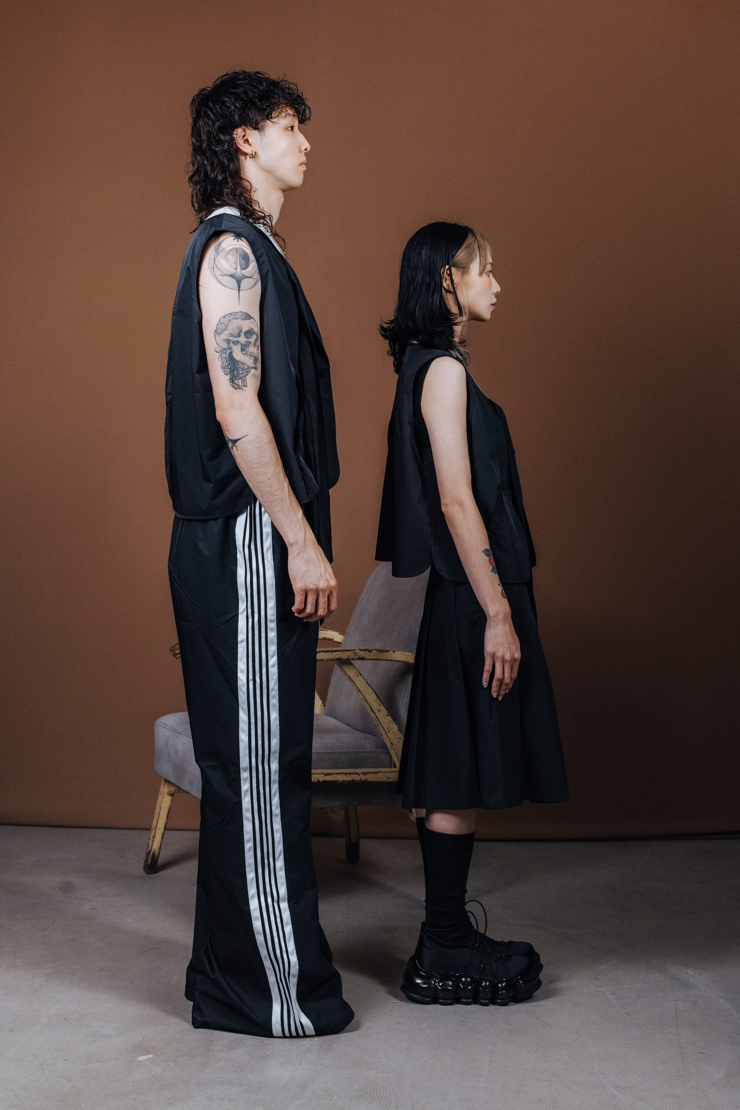 No.202513 Pleated skirt (black) - 2025 June Collection