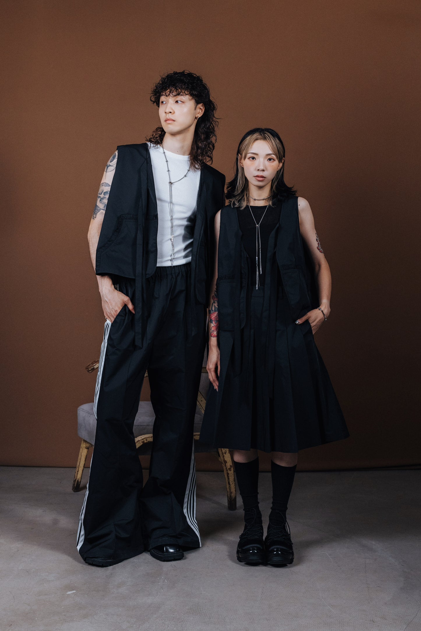 No.202513 Pleated skirt (black) - 2025 June Collection