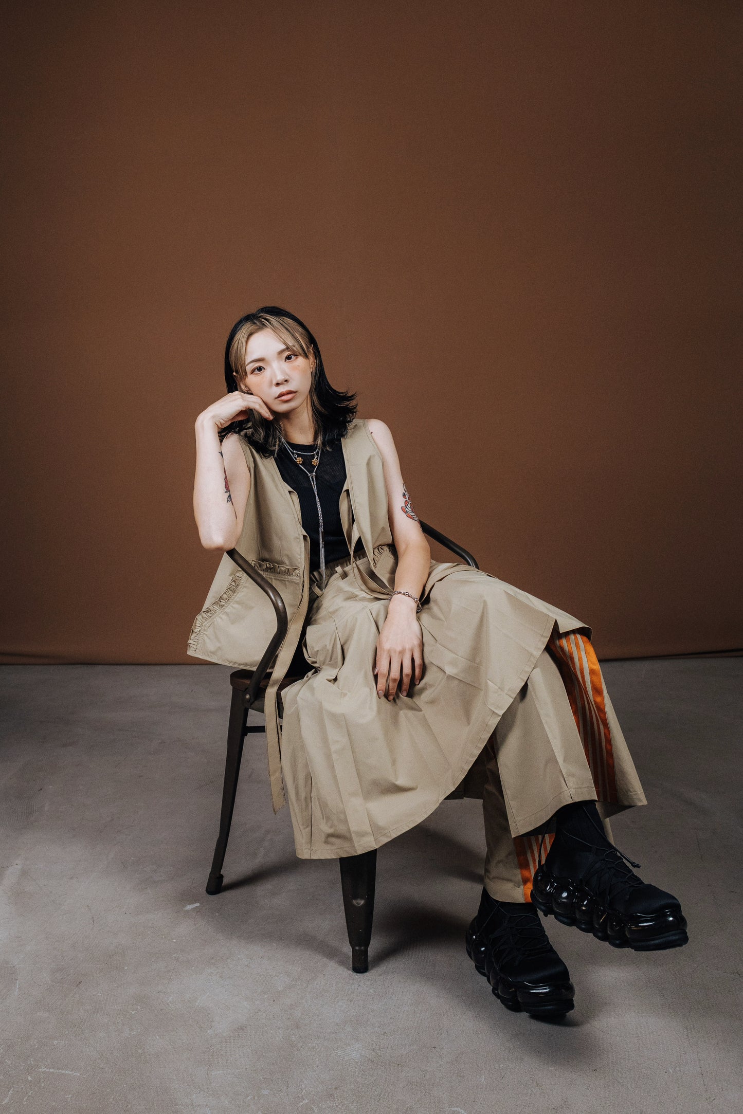 No.202516 Pleated skirt (beige) - 2025 June Collection