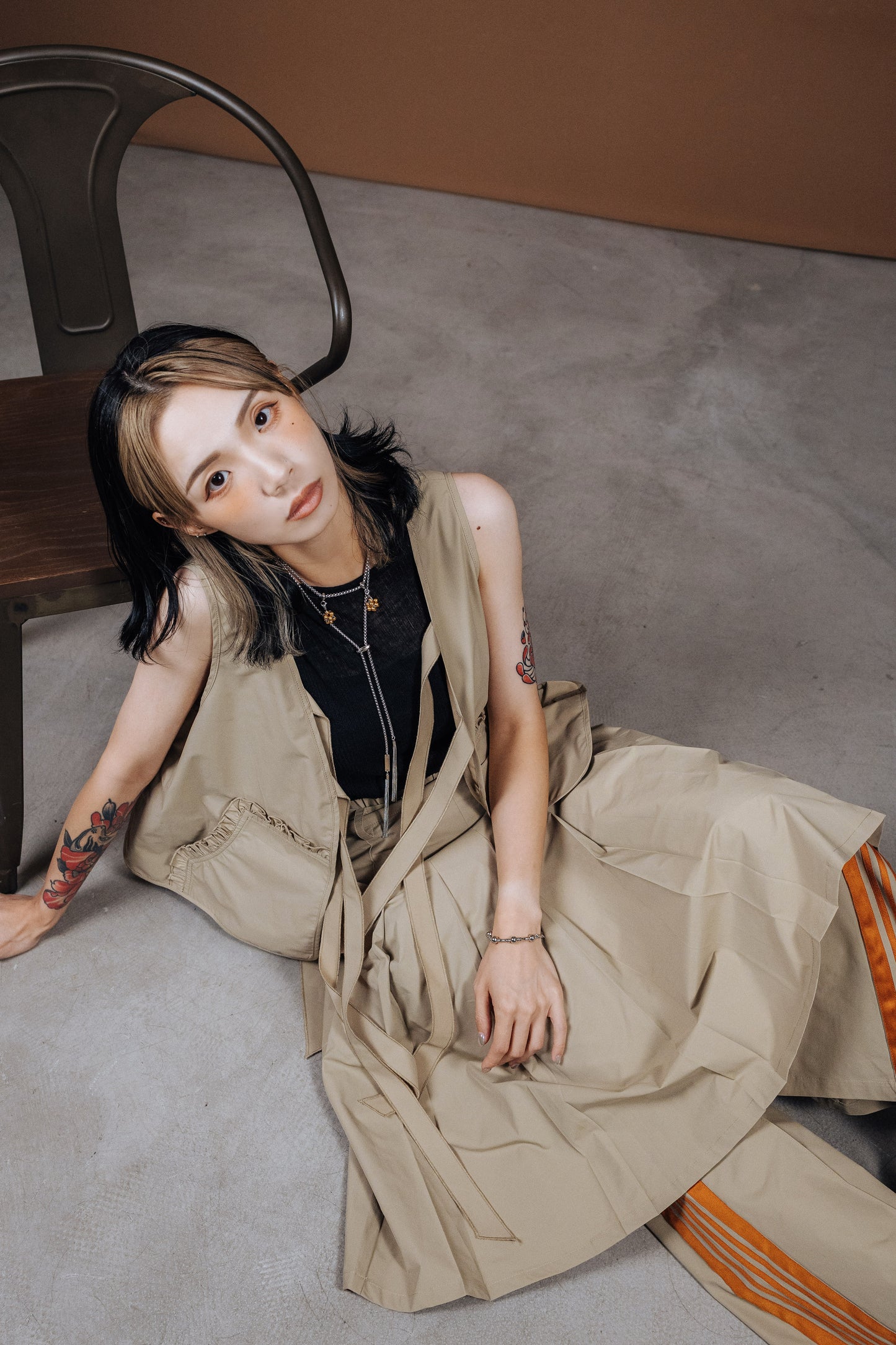 No.202516 Pleated skirt (beige) - 2025 June Collection