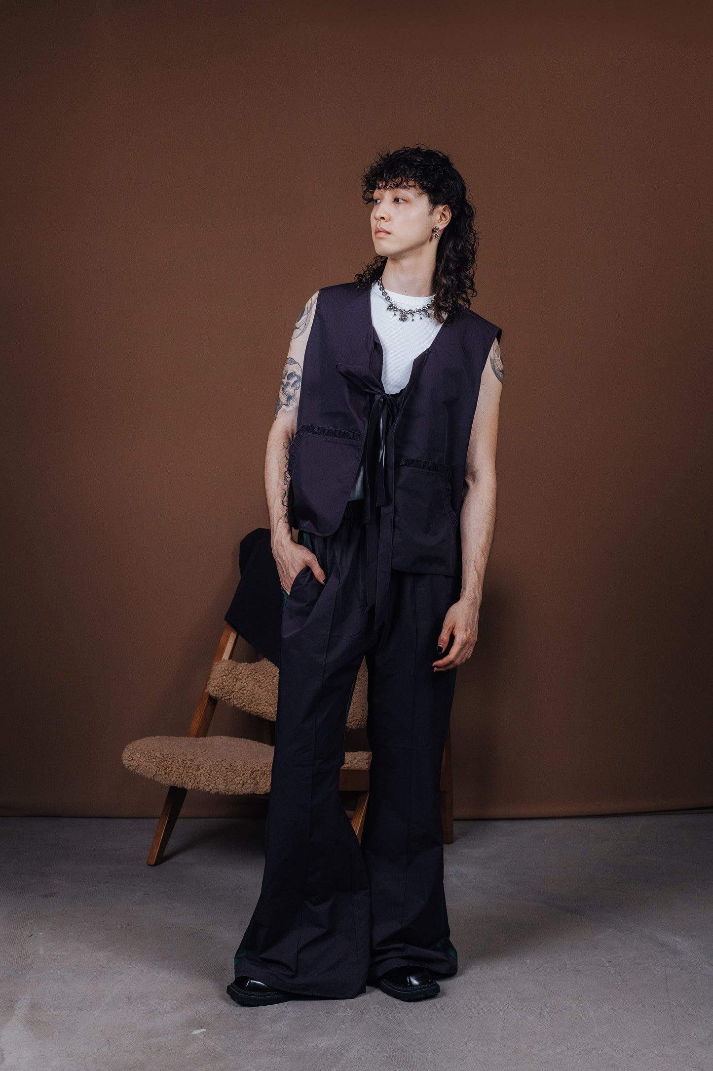 No.202520 Still vest jackrt (purple) - 2025 June Collection