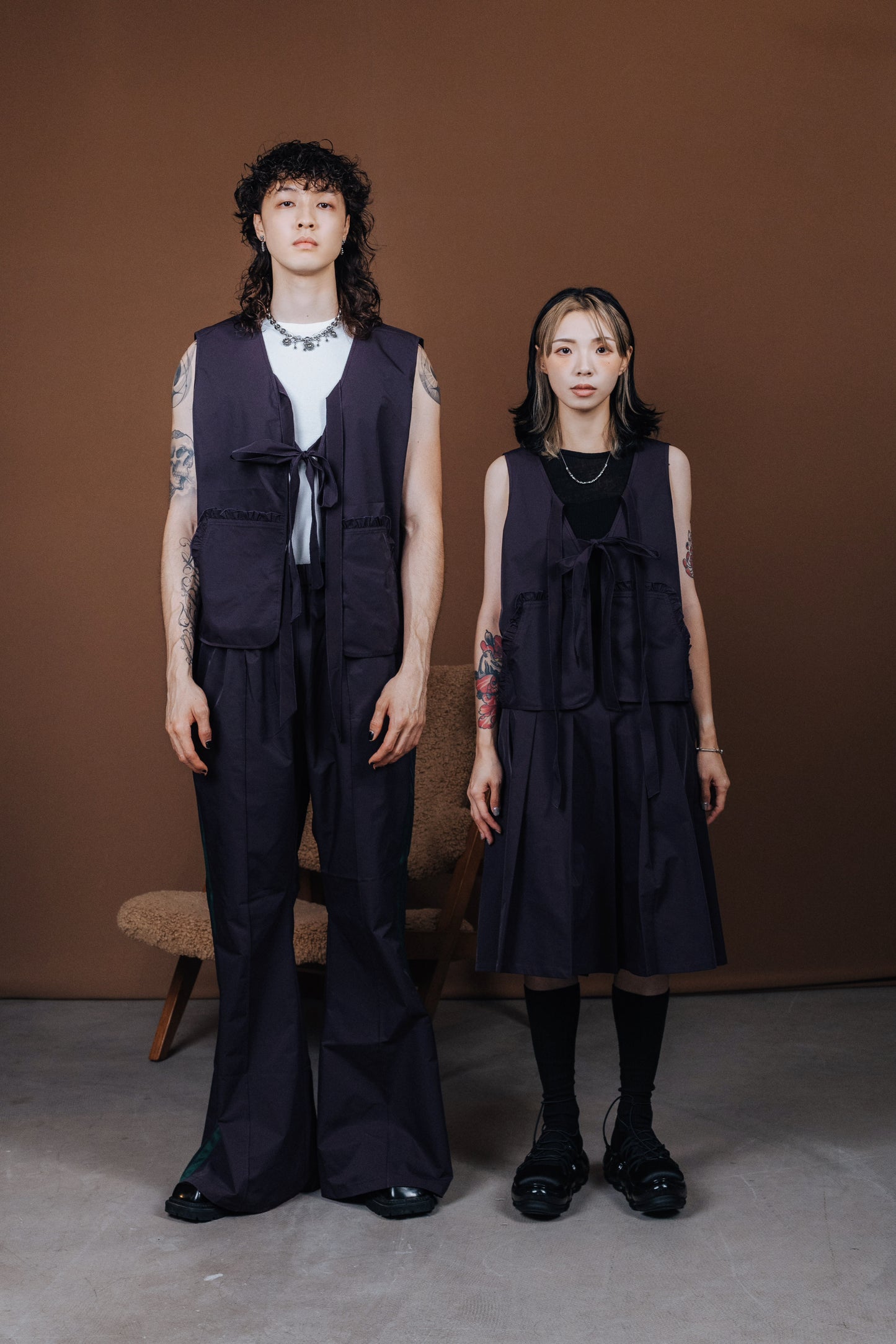 No.202520 Still vest jackrt (purple) - 2025 June Collection