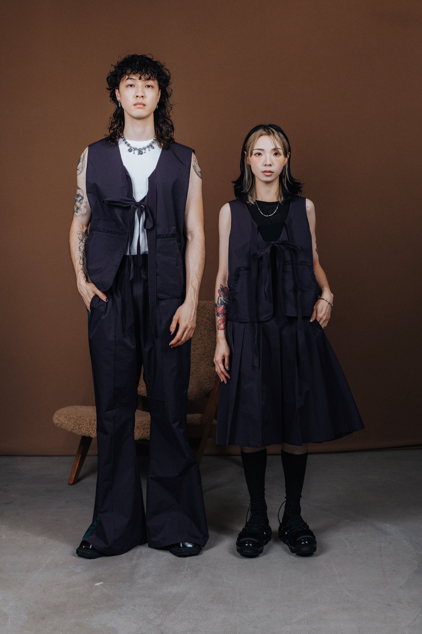 No.202520 Still vest jackrt (purple) - 2025 June Collection