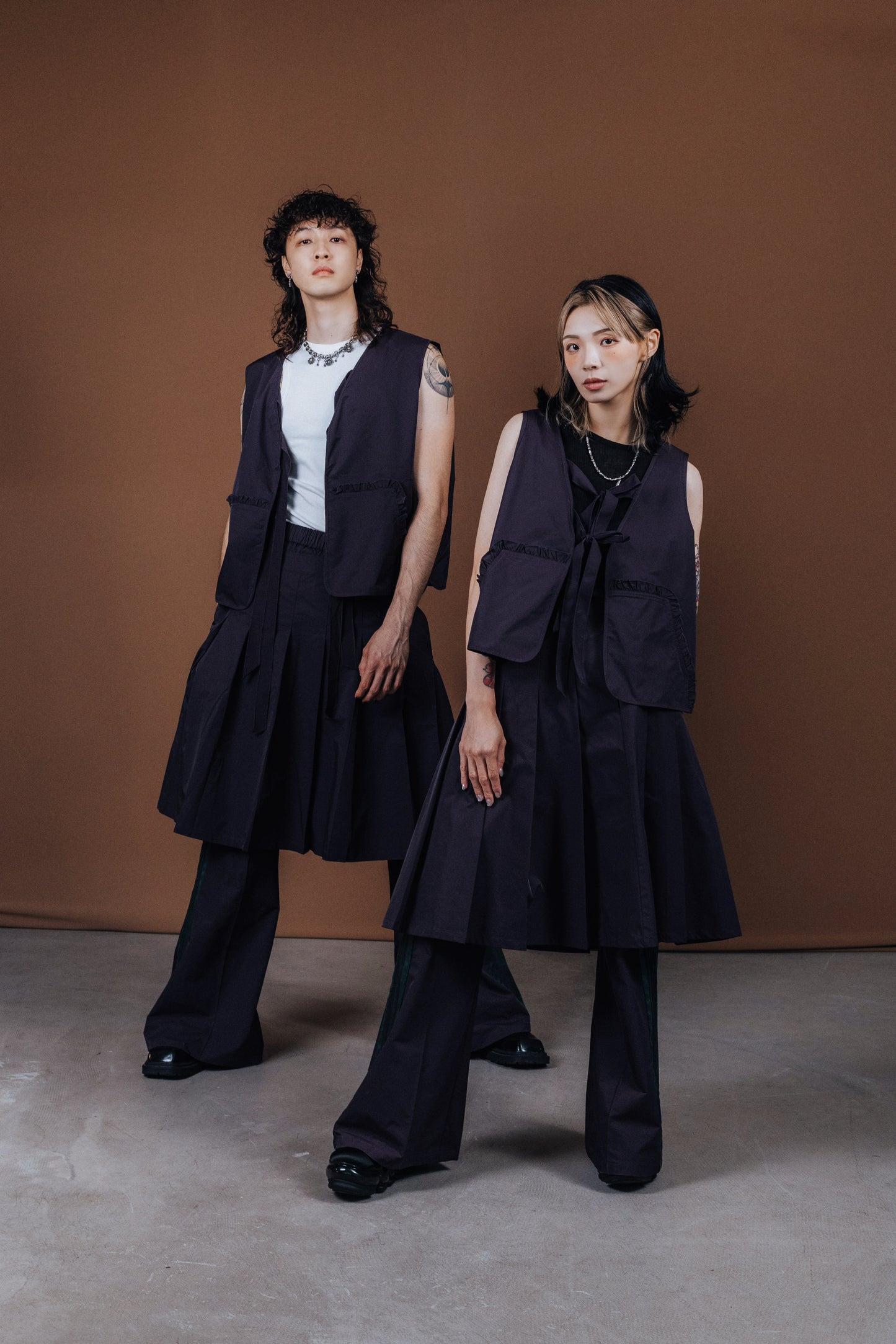 No.202519 Pleated skirt (purple) - 2025 June Collection
