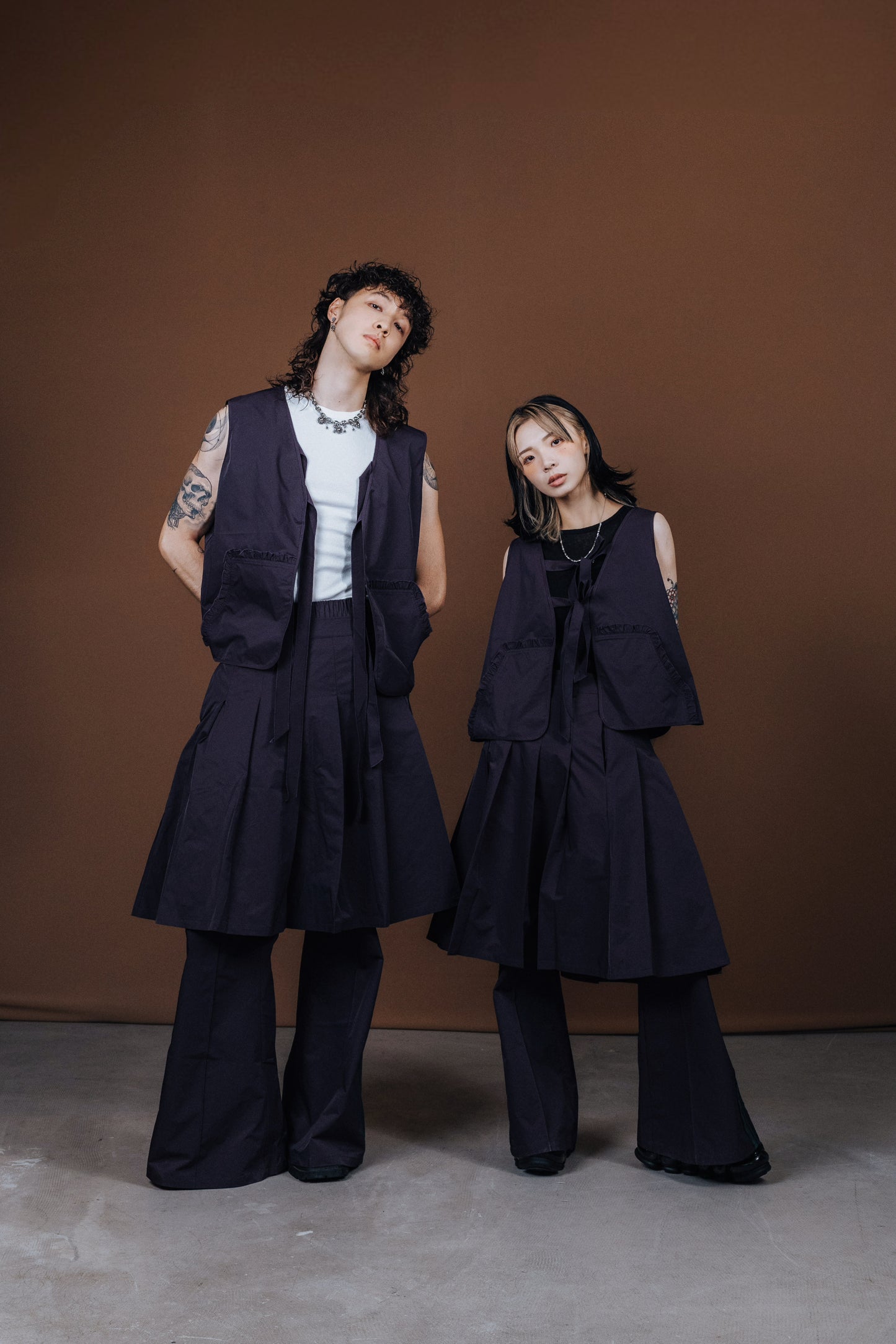 No.202519 Pleated skirt (purple) - 2025 June Collection