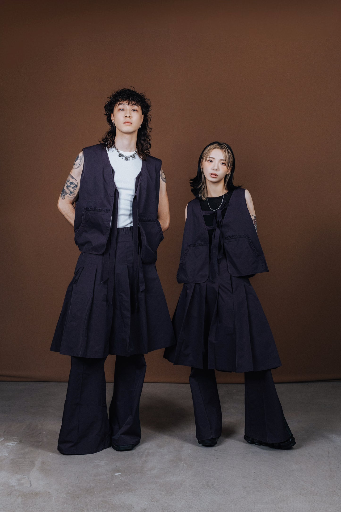 No.202519 Pleated skirt (purple) - 2025 June Collection