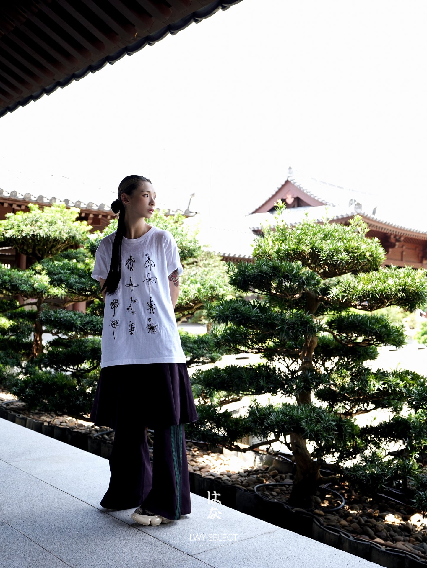 No.202532 flowers tee (unisex)-2025 August Collection
