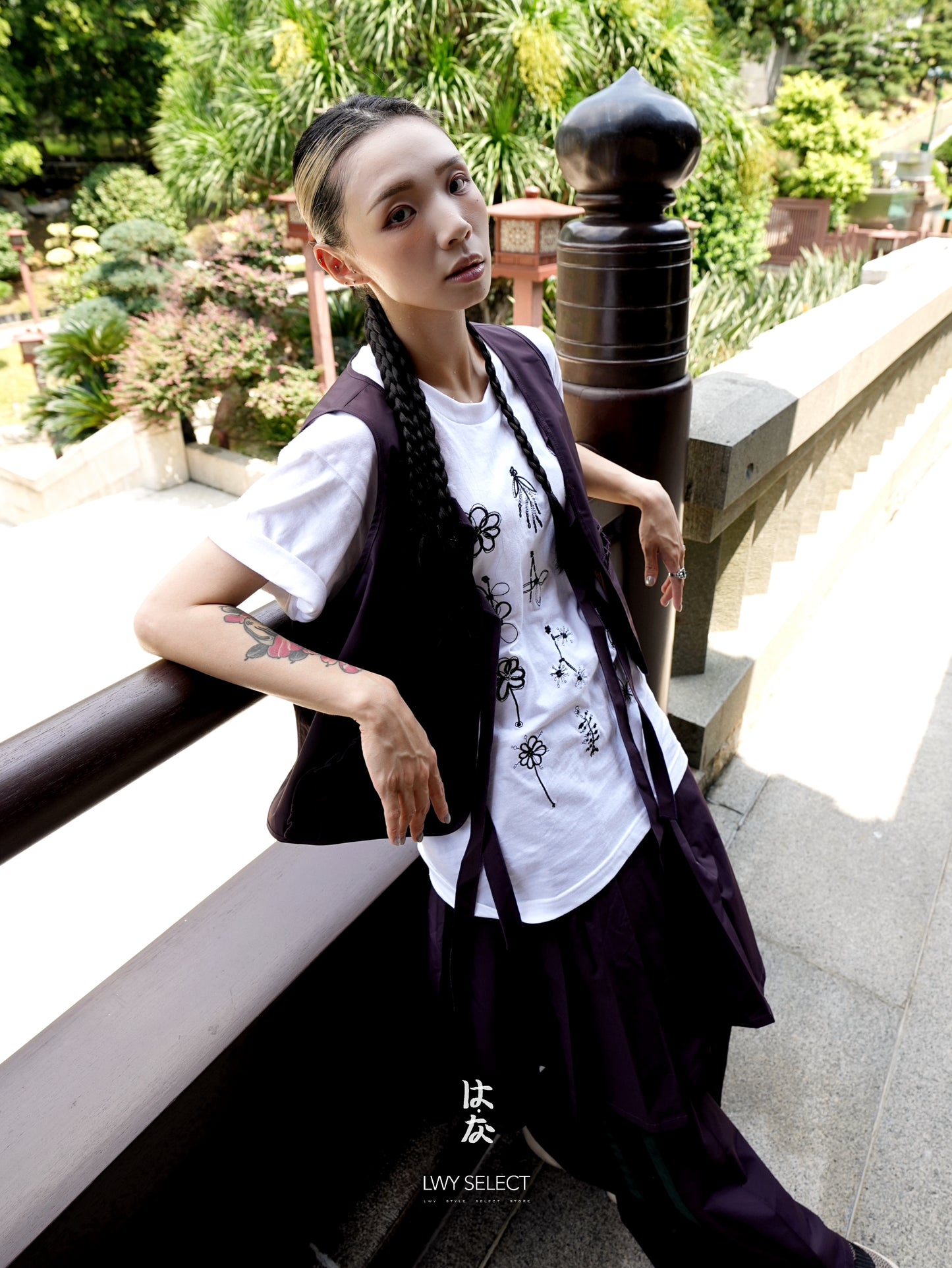 No.202532 flowers tee (unisex)-2025 August Collection