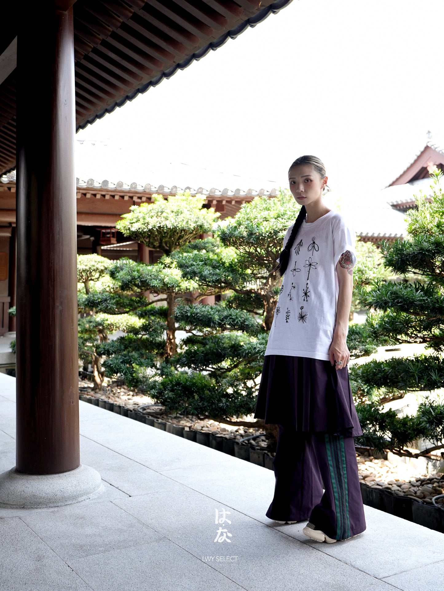 No.202532 flowers tee (unisex)-2025 August Collection