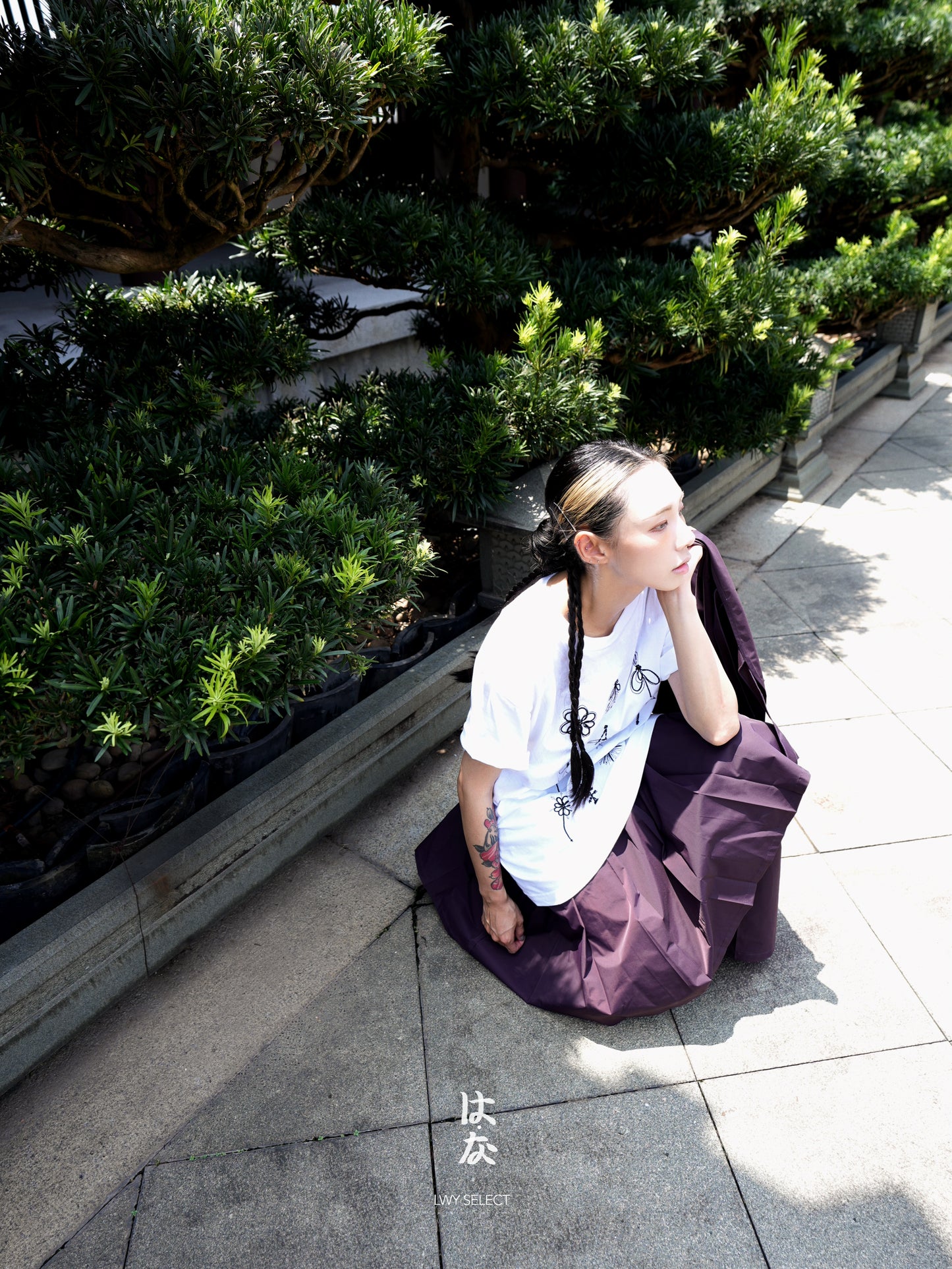 No.202532 flowers tee (unisex)-2025 August Collection