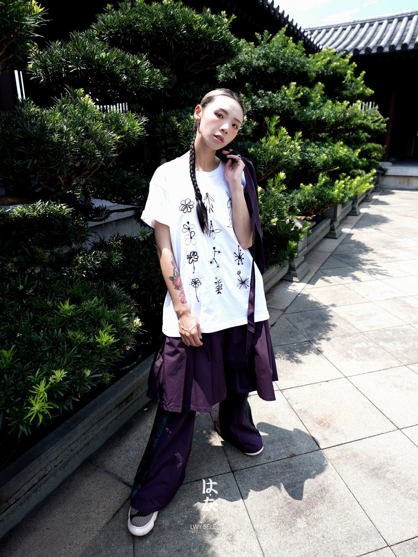 No.202532 flowers tee (unisex)-2025 August Collection