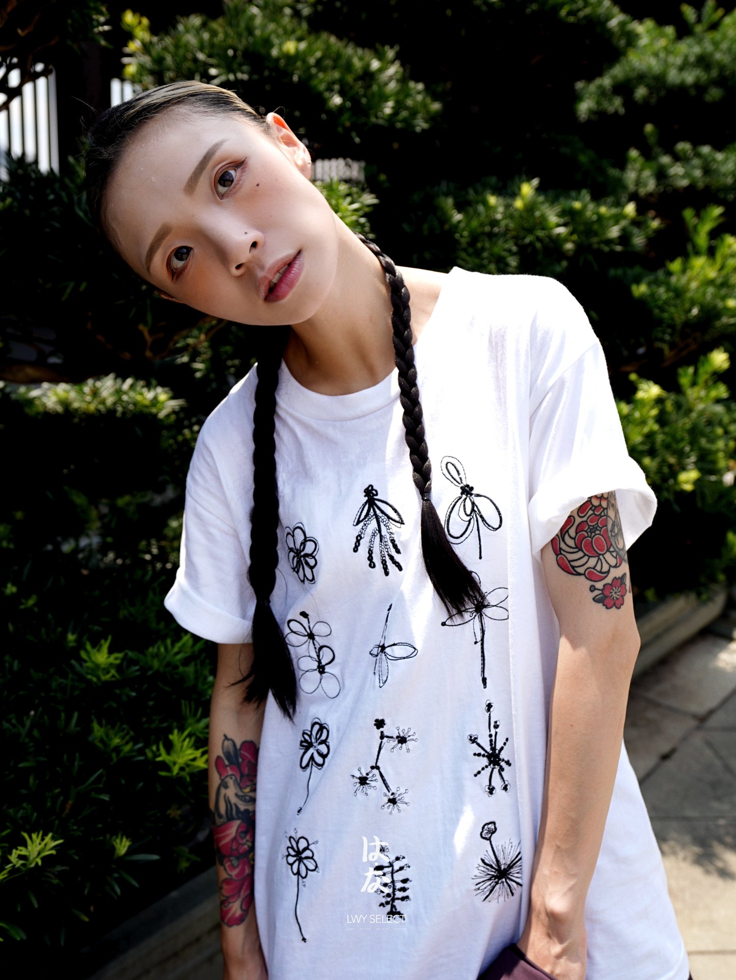 No.202532 flowers tee (unisex)-2025 August Collection