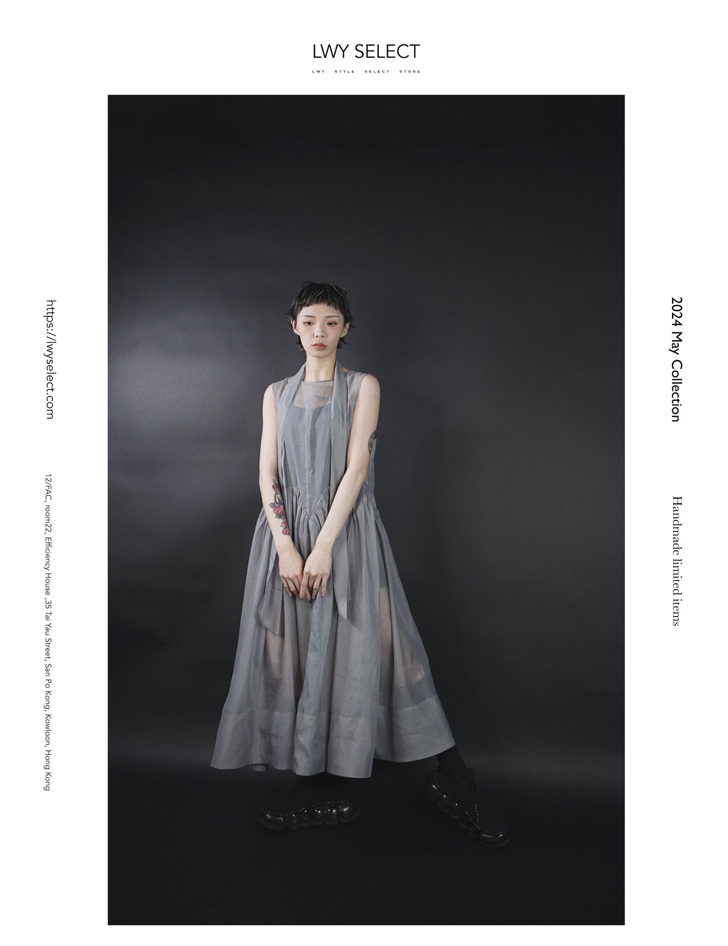 No.202413 Grey SaSa onepiece - 2024 May Collection