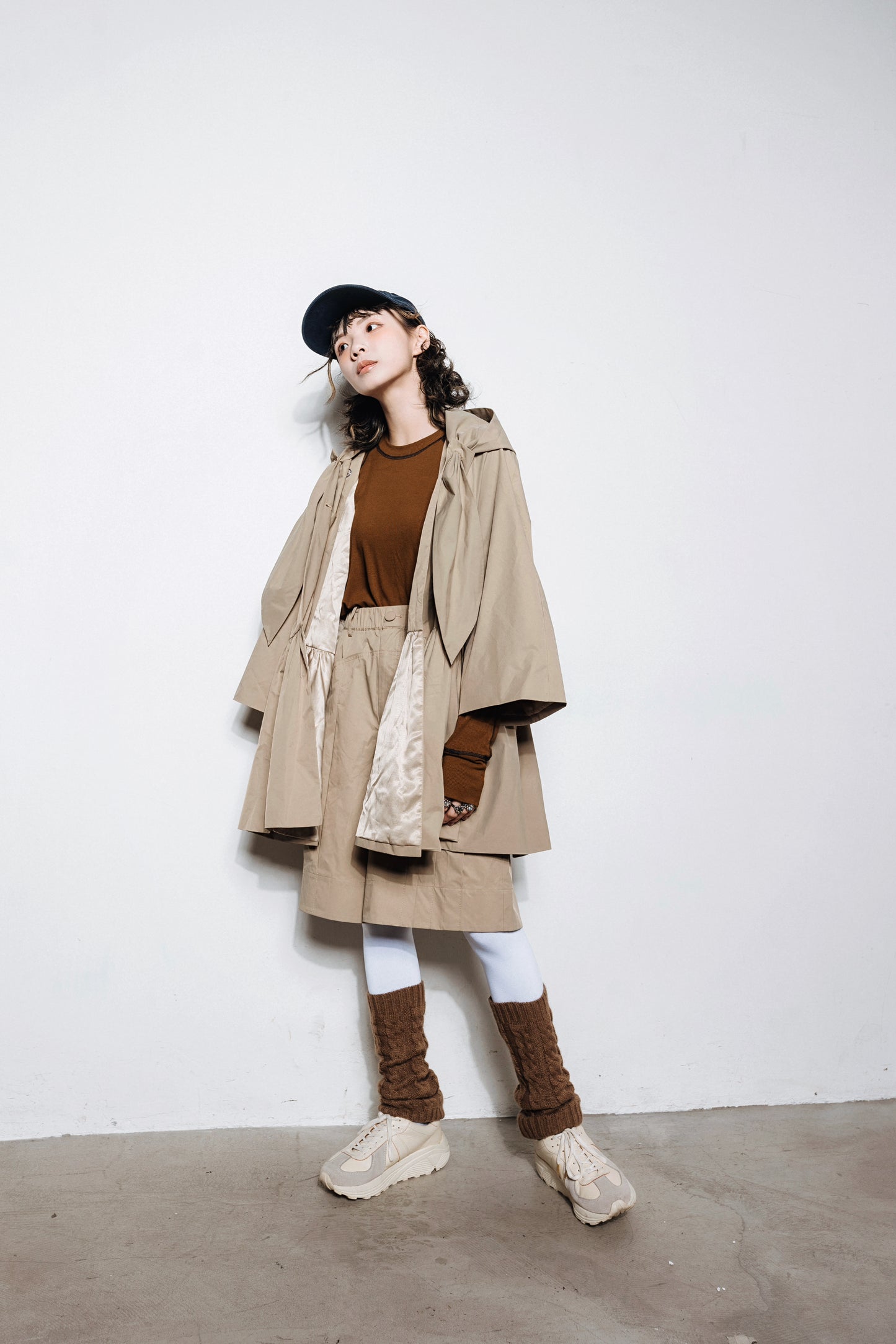 No.202502 Waterproof suit shorts (unisex)(beige)- 2025 February Collection