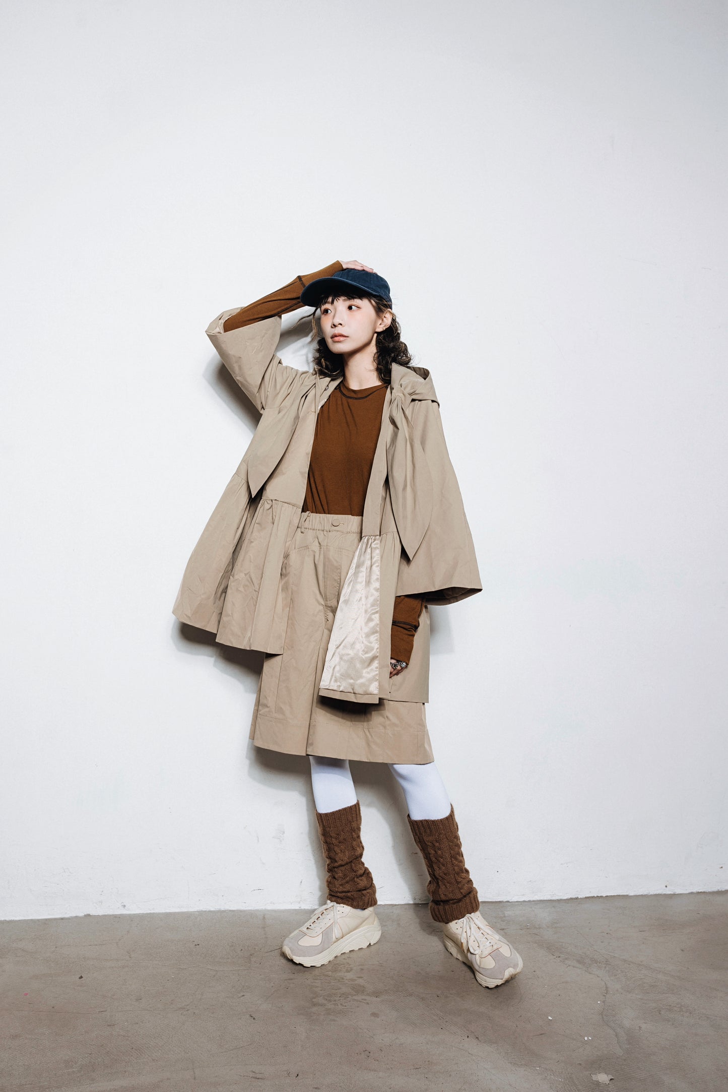 No.202502 Waterproof suit shorts (unisex)(beige)- 2025 February Collection