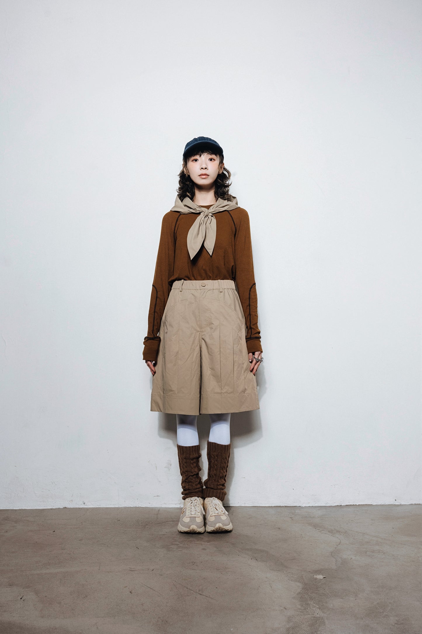 No.202502 Waterproof suit shorts (unisex)(beige)- 2025 February Collection