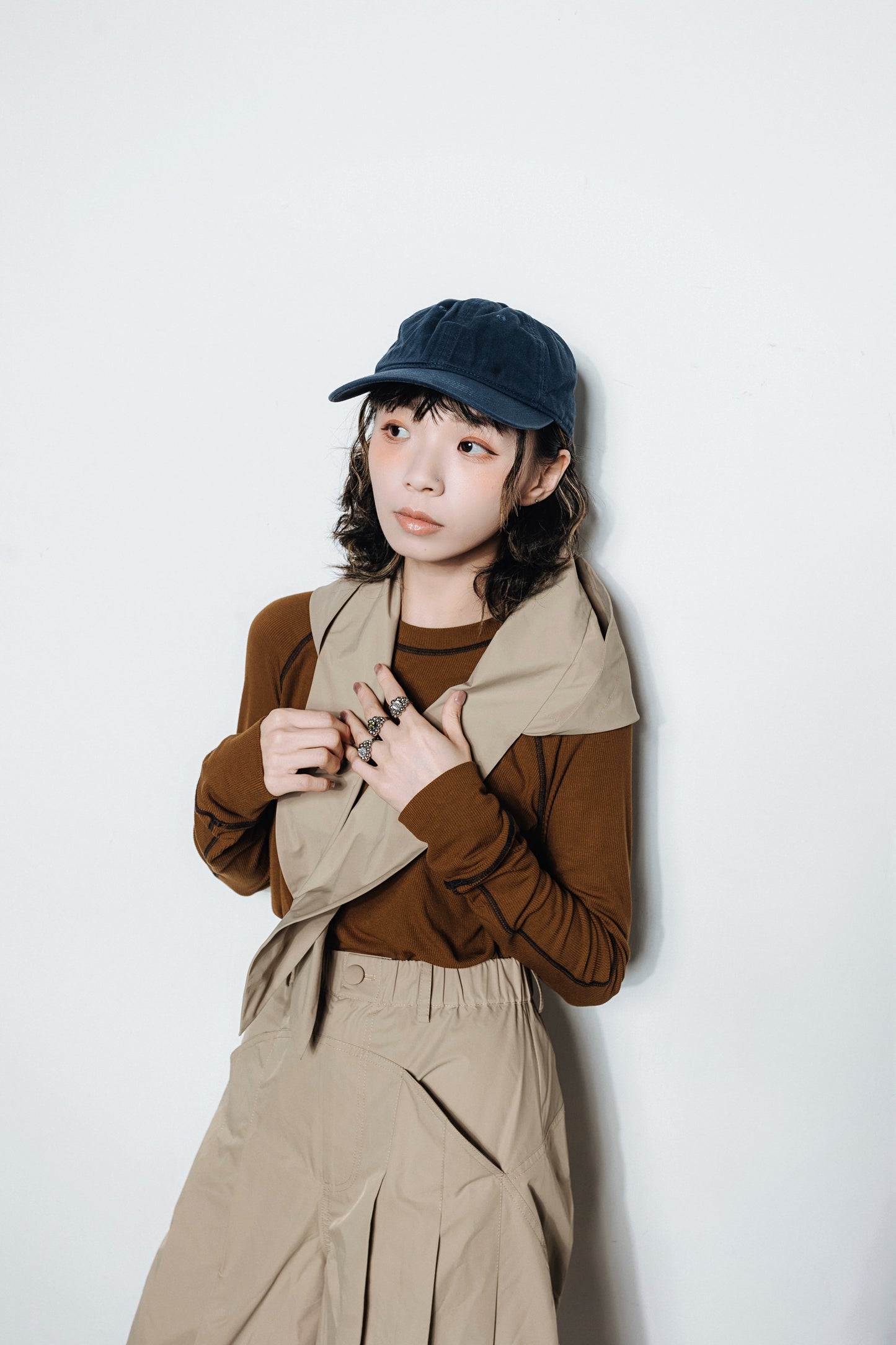 No.202502 Waterproof suit shorts (unisex)(beige)- 2025 February Collection