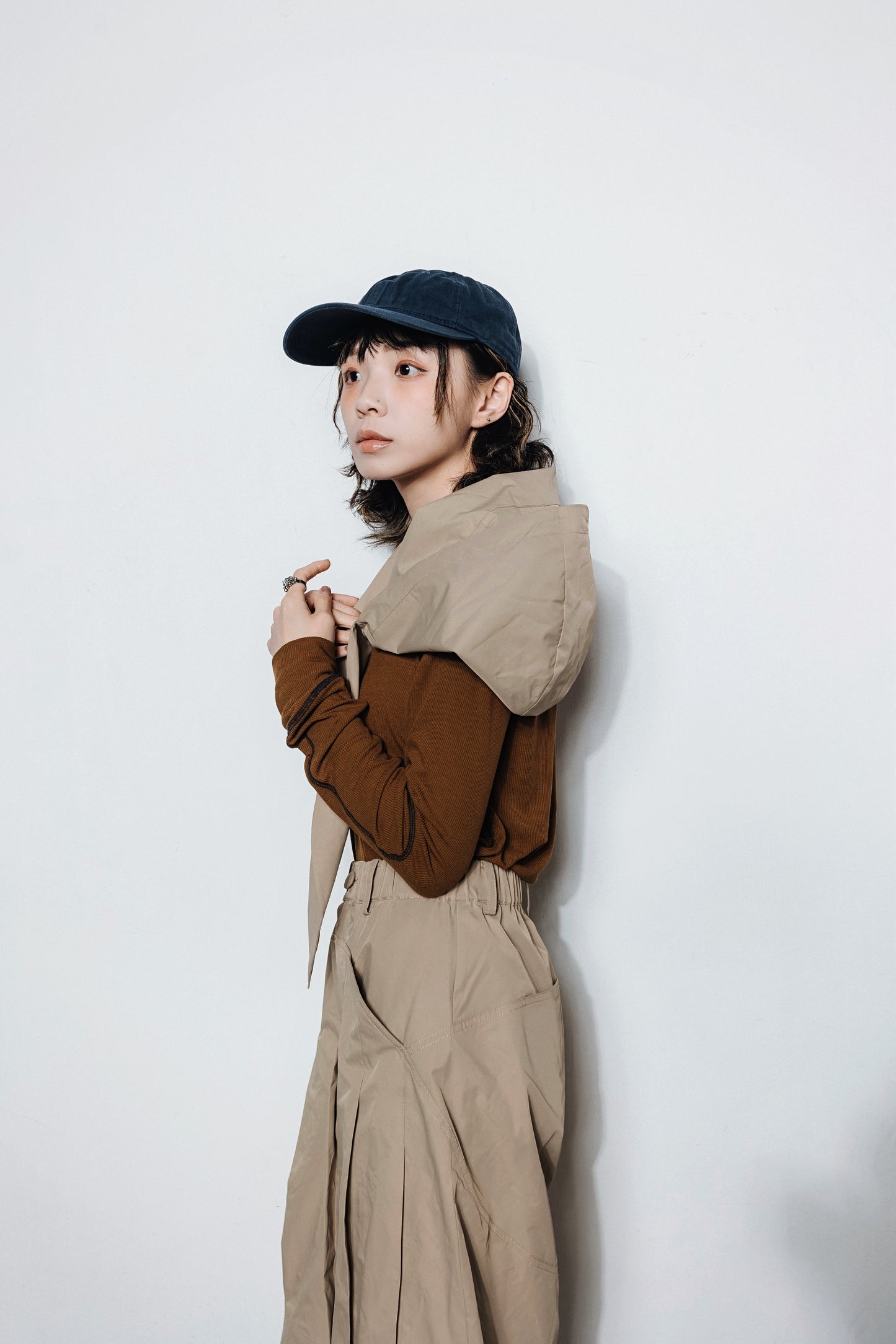 No.202502 Waterproof suit shorts (unisex)(beige)- 2025 February Collection