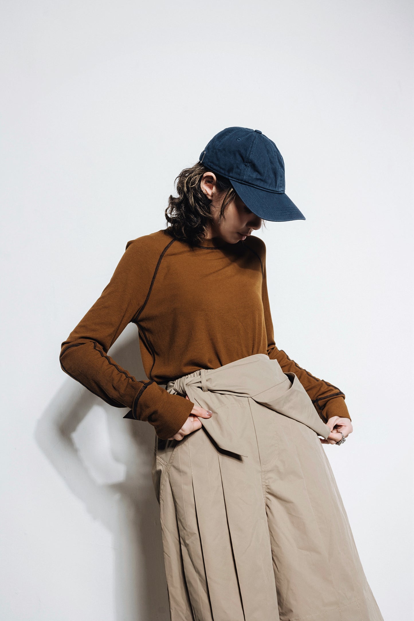 No.202502 Waterproof suit shorts (unisex)(beige)- 2025 February Collection