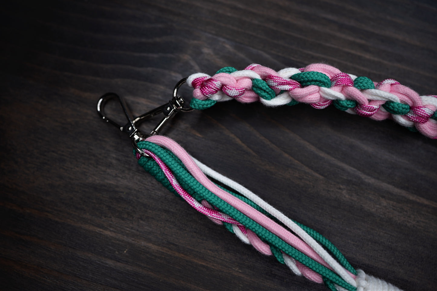 No.BS42 Type 01 - 2 Part Detachable ribbons Braided mobile phone strap