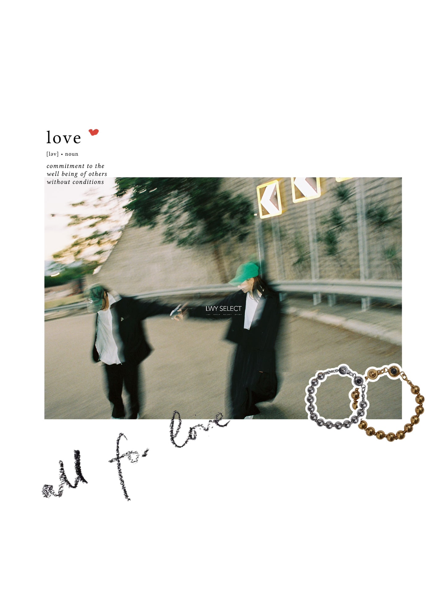 "No.202605 100 types "" i love u"" gold bracelet "