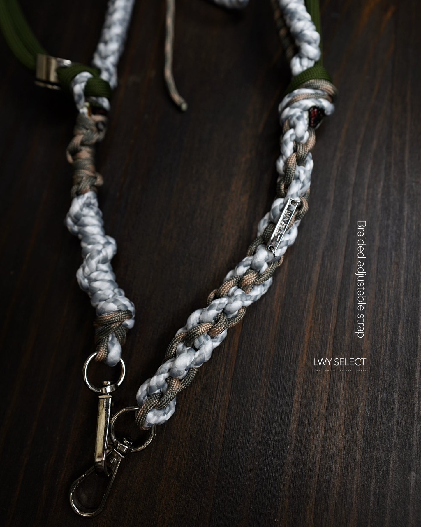 No.BS61 Braided adjustable strap (90-131cm)