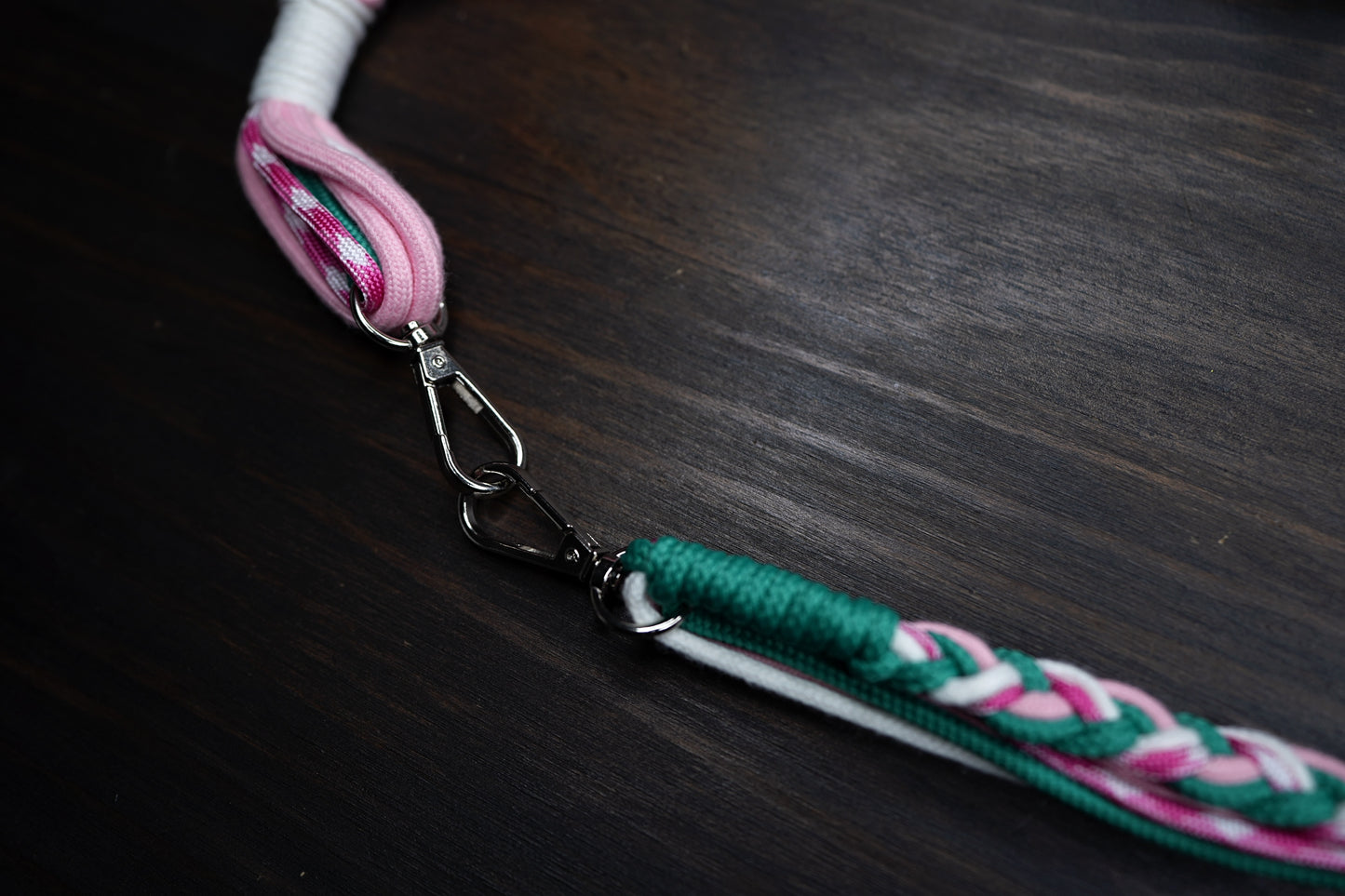 Type 01 - 2 Part Detachable ribbons Braided mobile phone strap