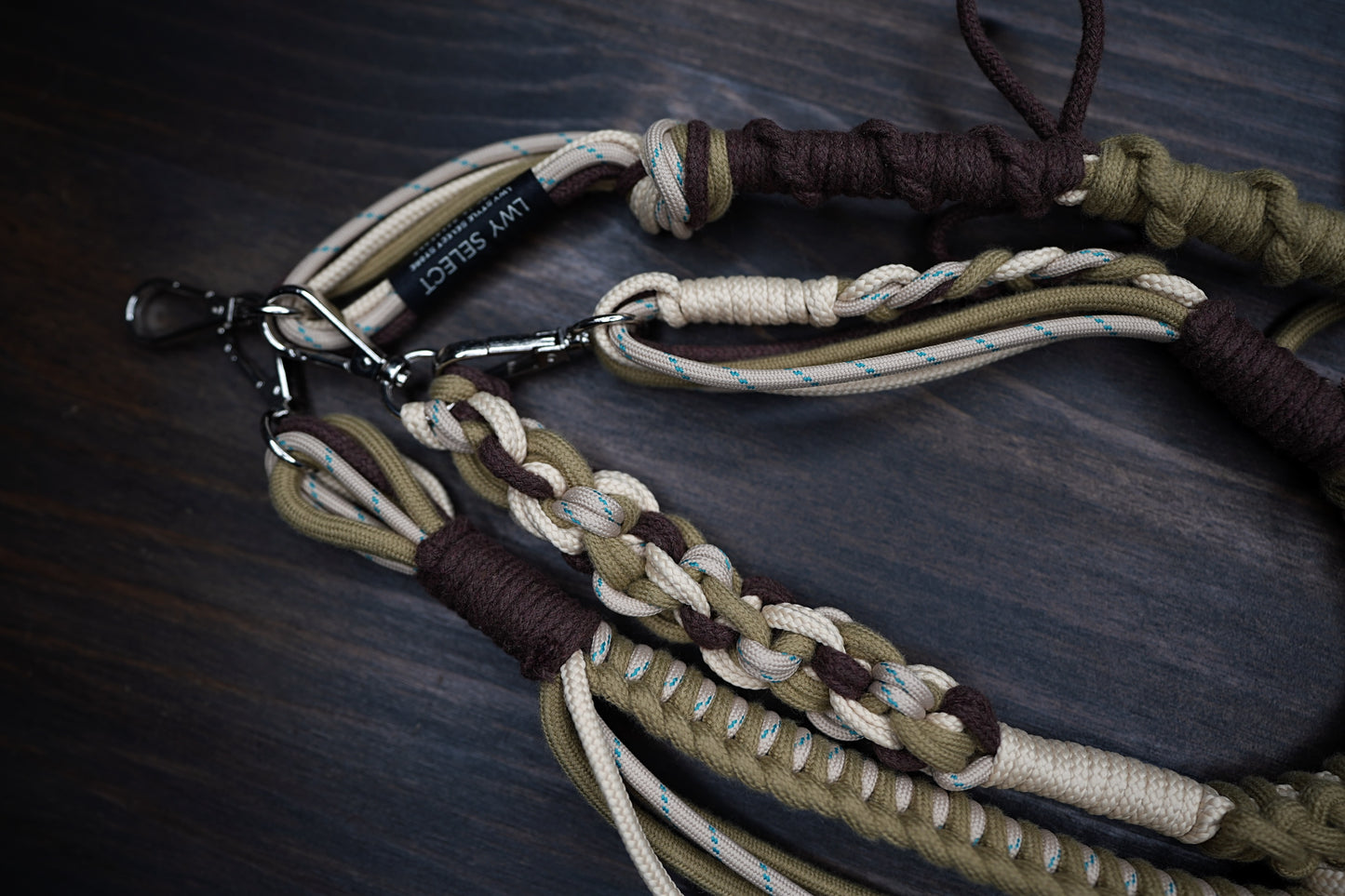 Type 02 - 2 Part Detachable ribbons Braided mobile phone strap