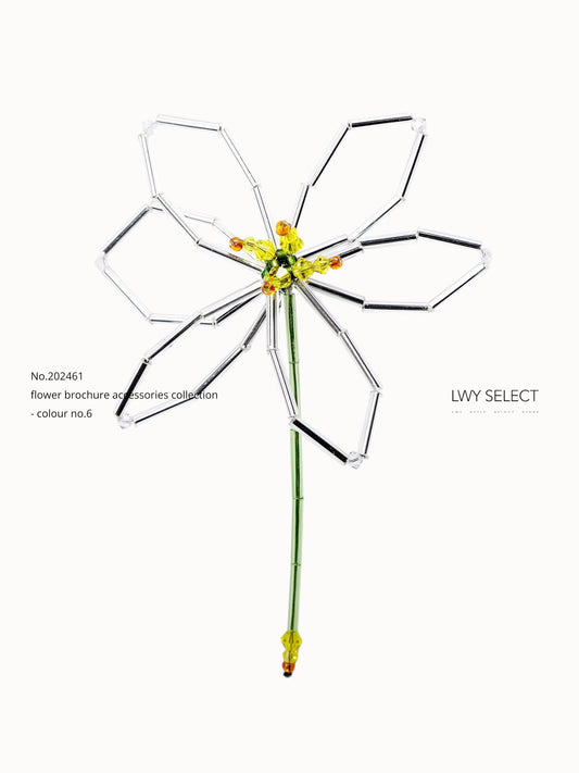 No.202461 flower brochure accessories collection - colour no.6